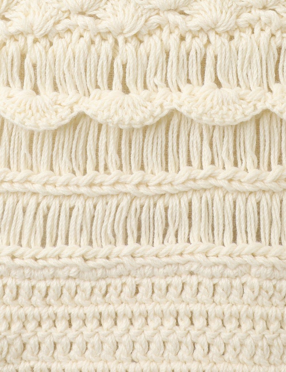 Zimmermann oc11z0525 Waverly Crochet Halter Tank Top in Beige Size L / US 10 / IT 46 - 6 Thumbnail