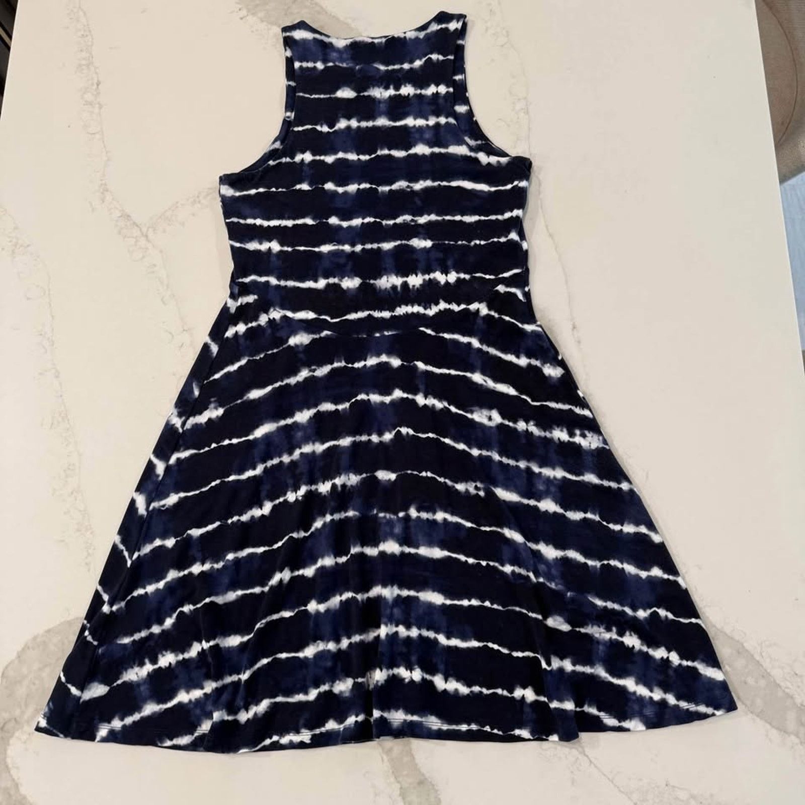 Athleta Athleta Santorini Thera Printed Dress Women's Small Navy Size S / US 4 / IT 40 - 6 Thumbnail