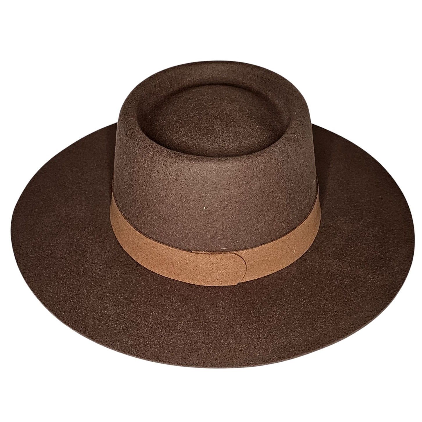 Lack of Color Lack of Color Women's The Mirage Boater Suede-Trimmed Hat Size ONE SIZE - 4 Thumbnail
