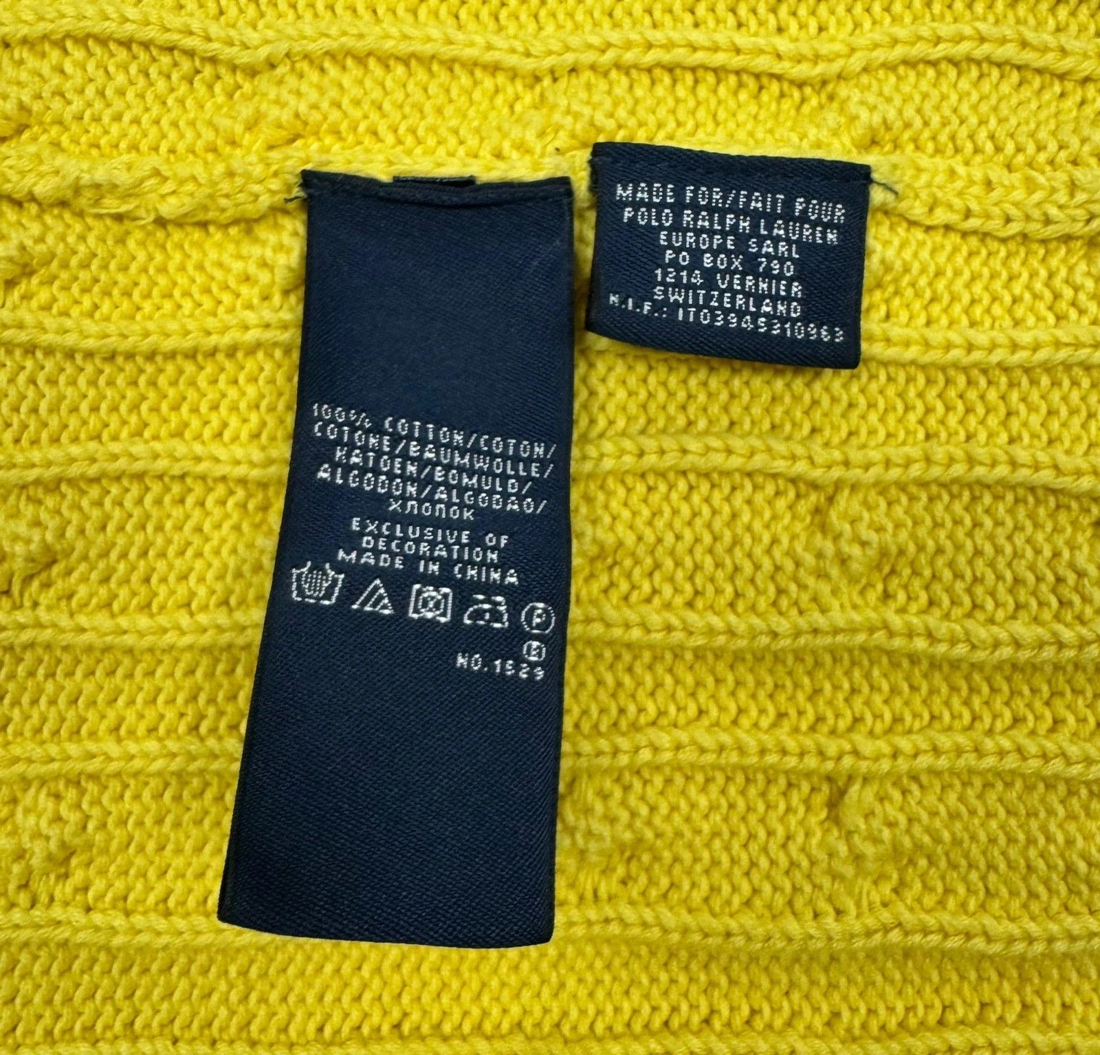 Ralph Lauren Ralph Lauren Cable Knit Sweater V-Neck Vintage size M Size M / US 6-8 / IT 42-44 - 12 Thumbnail