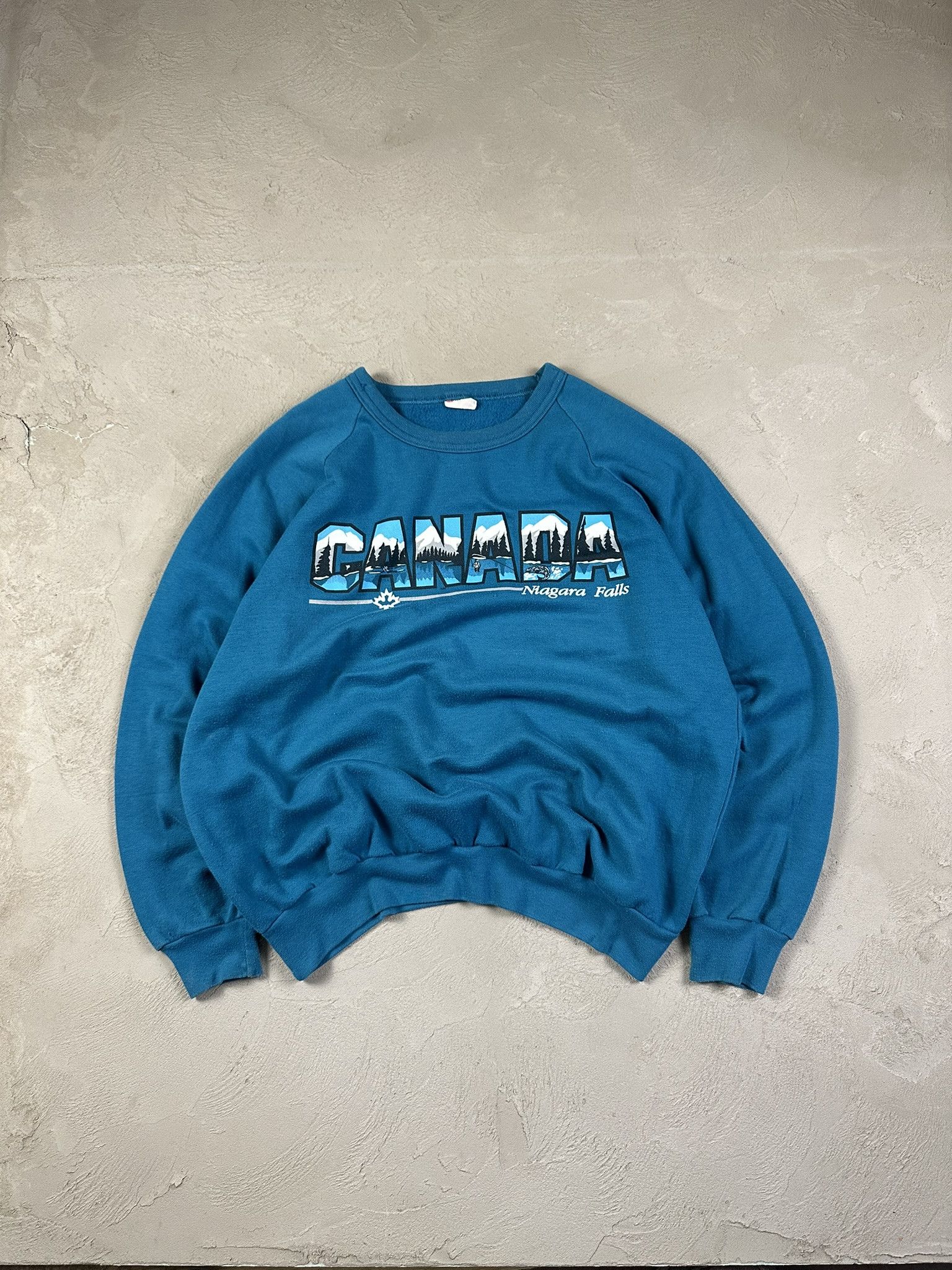 Vintage 80s Vintage Canada Boxy Spellout Graphic Crewneck Size US L / EU 52-54 / 3 - 1 Thumbnail
