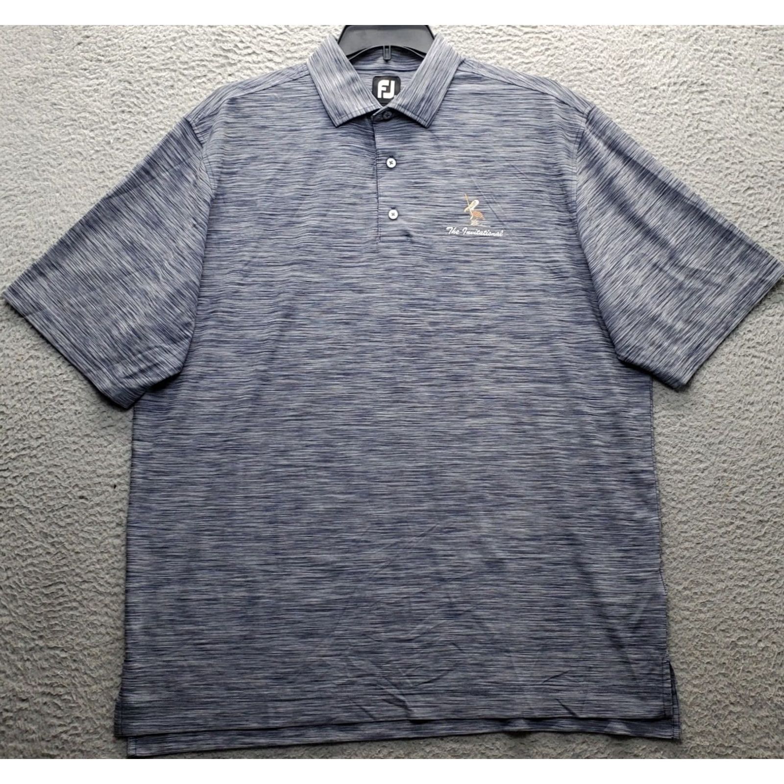 Footjoy FootJoy Shirt Mens XL Golf Performance Polo Men Multi Space Dye Short Sleeve Slit Size US XL / EU 56 / 4 - 2 Thumbnail
