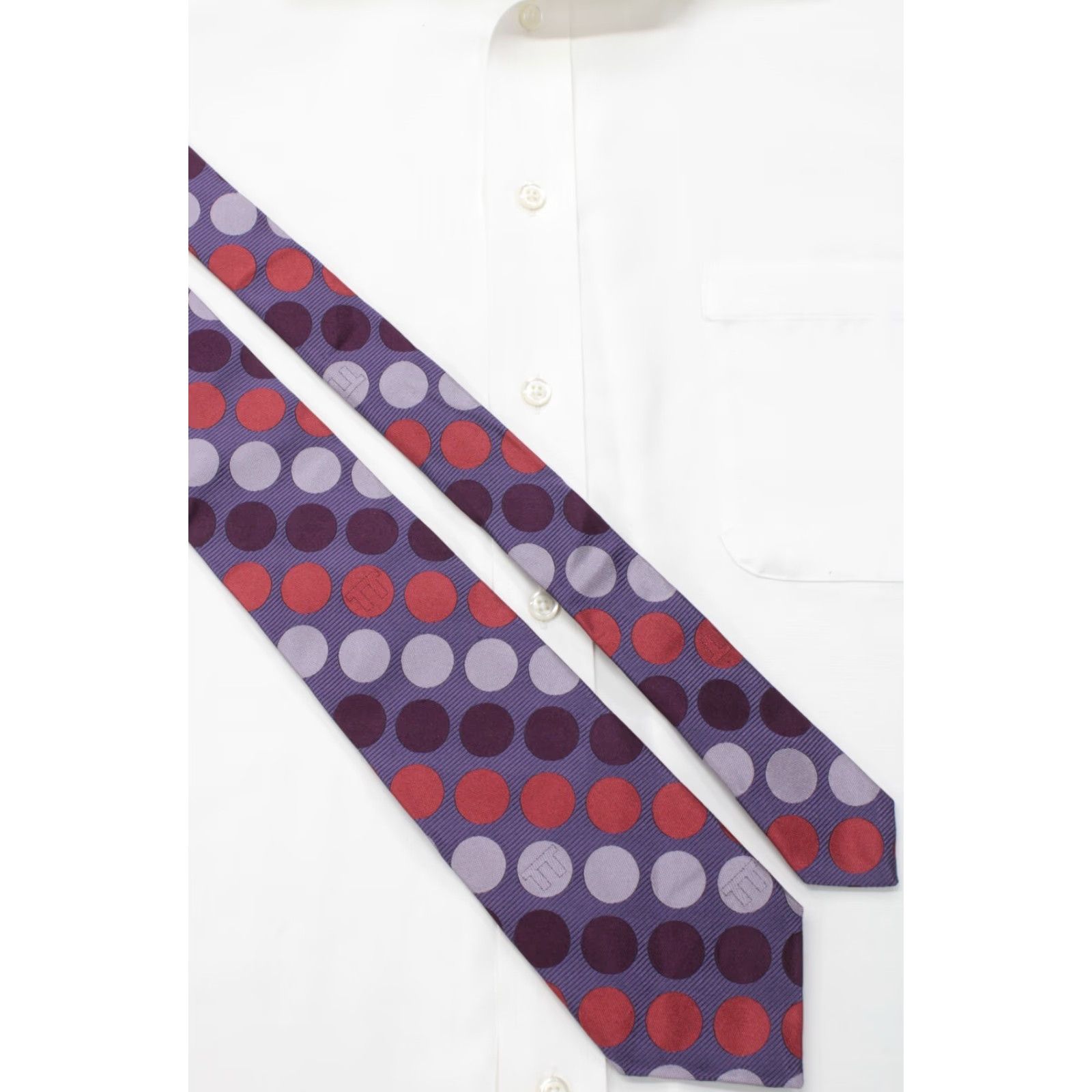 Lee VINTAGE Lee Allison 4 in Hand Purple Silk Men's Necktie Naughty Hidden Message Tie Size ONE SIZE - 3 Thumbnail