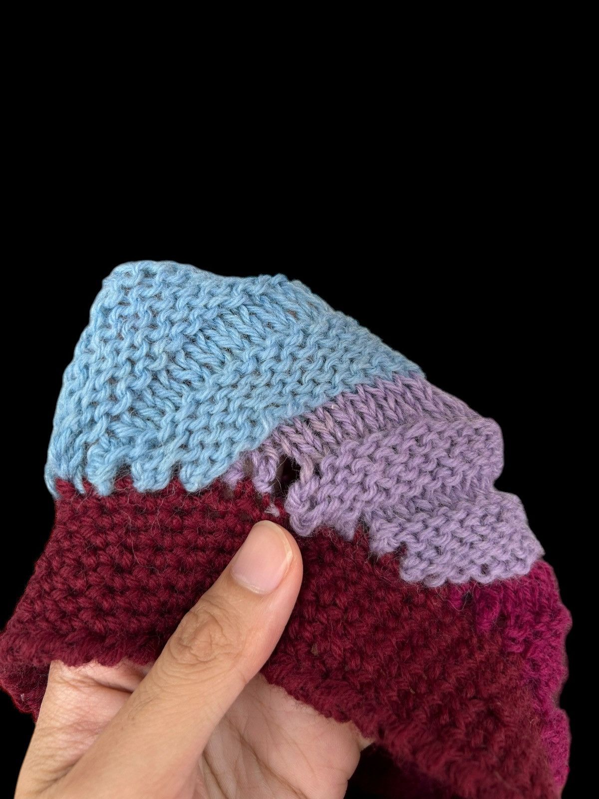 Japanese Brand × Kapital × Vintage Crochet Knitted Handmade Beanie Hats Size ONE SIZE - 5 Thumbnail