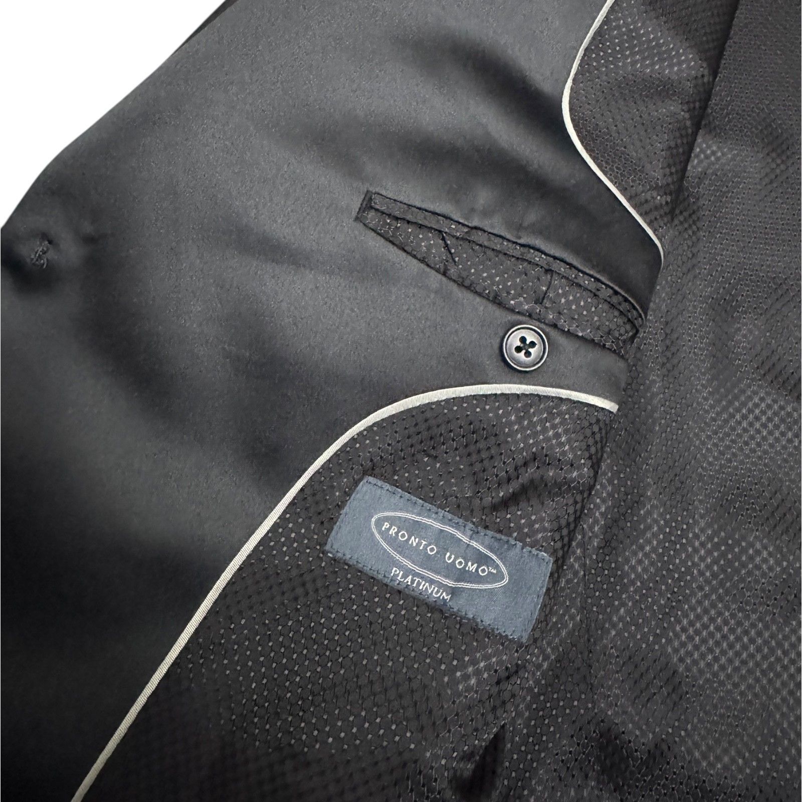 Pronto Uomo PRONTO UOMO Moores Designer Formal Business Tuxedo Suit 54R Size 54R - 6 Thumbnail