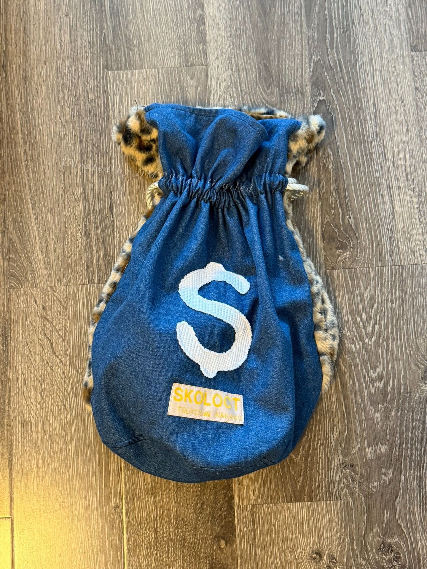 Skoloct Skoloct Art Gang Denim Leopard Bag Size ONE SIZE - 1 Thumbnail