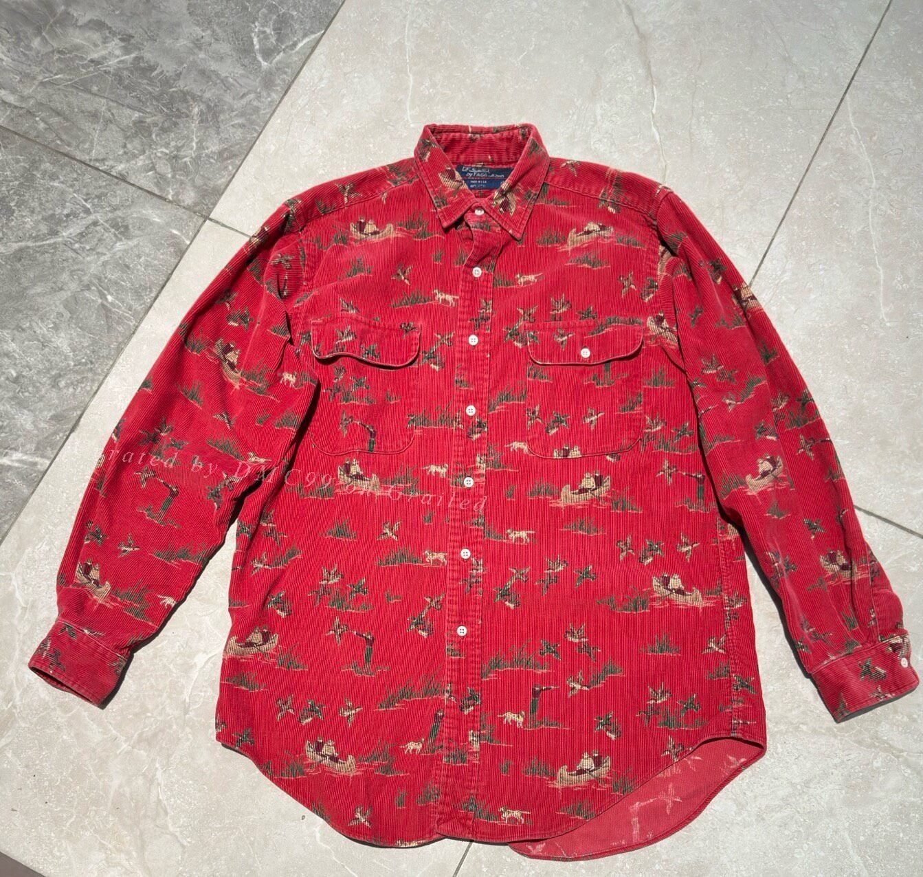 RRL Ralph Lauren Ralph Lauren Vintage US Corduroy Hunting Shirt Size US M / EU 48-50 / 2 - 1 Thumbnail