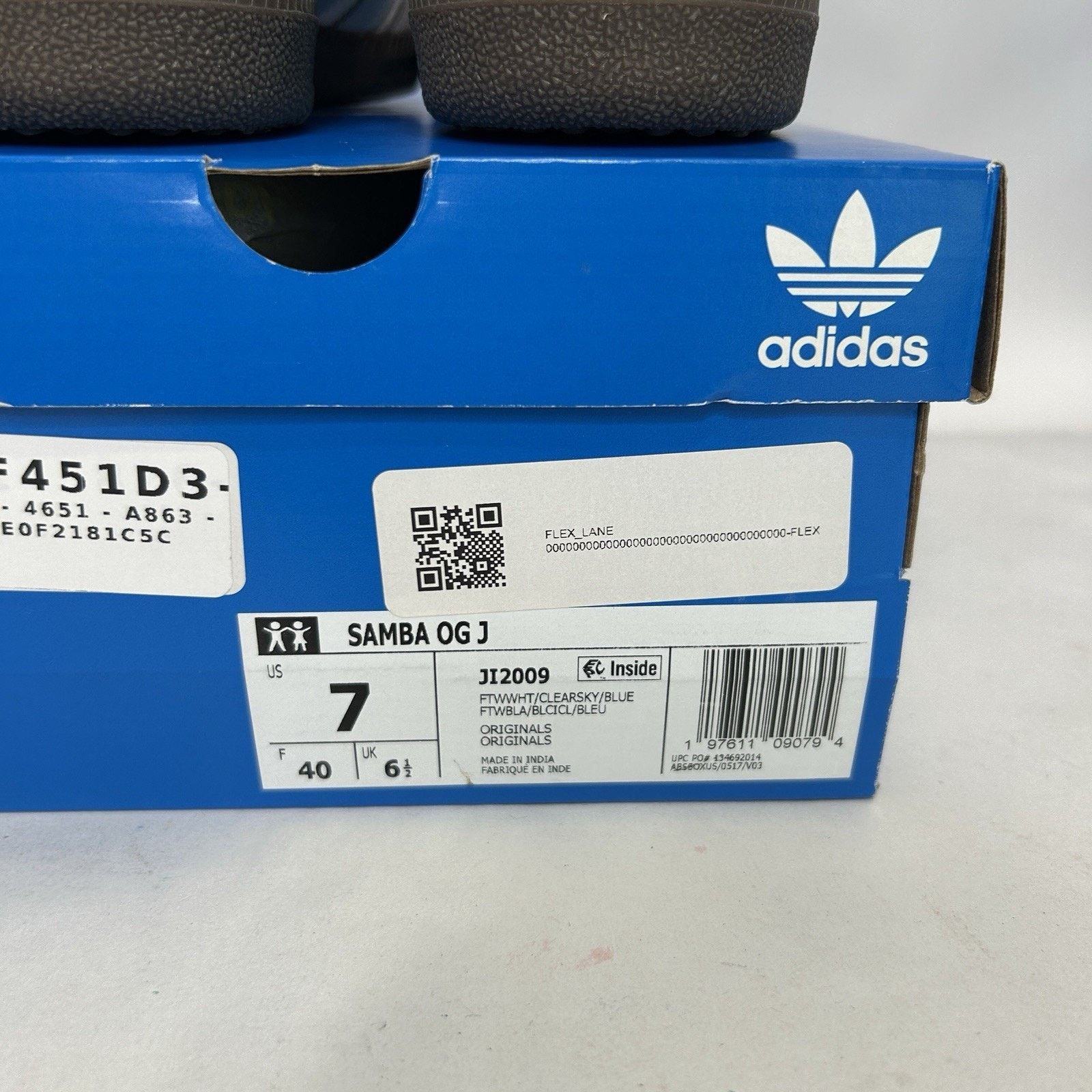Adidas adidas Samba OG J “White Clear Sky” Size US 8 / IT 38 - 5 Thumbnail