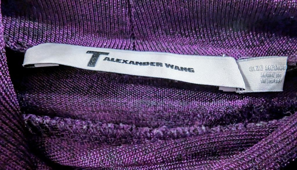 Alexander Wang Alexander Wang Purple Draped Hoodie Dress Size M Size M / US 6-8 / IT 42-44 - 7 Thumbnail