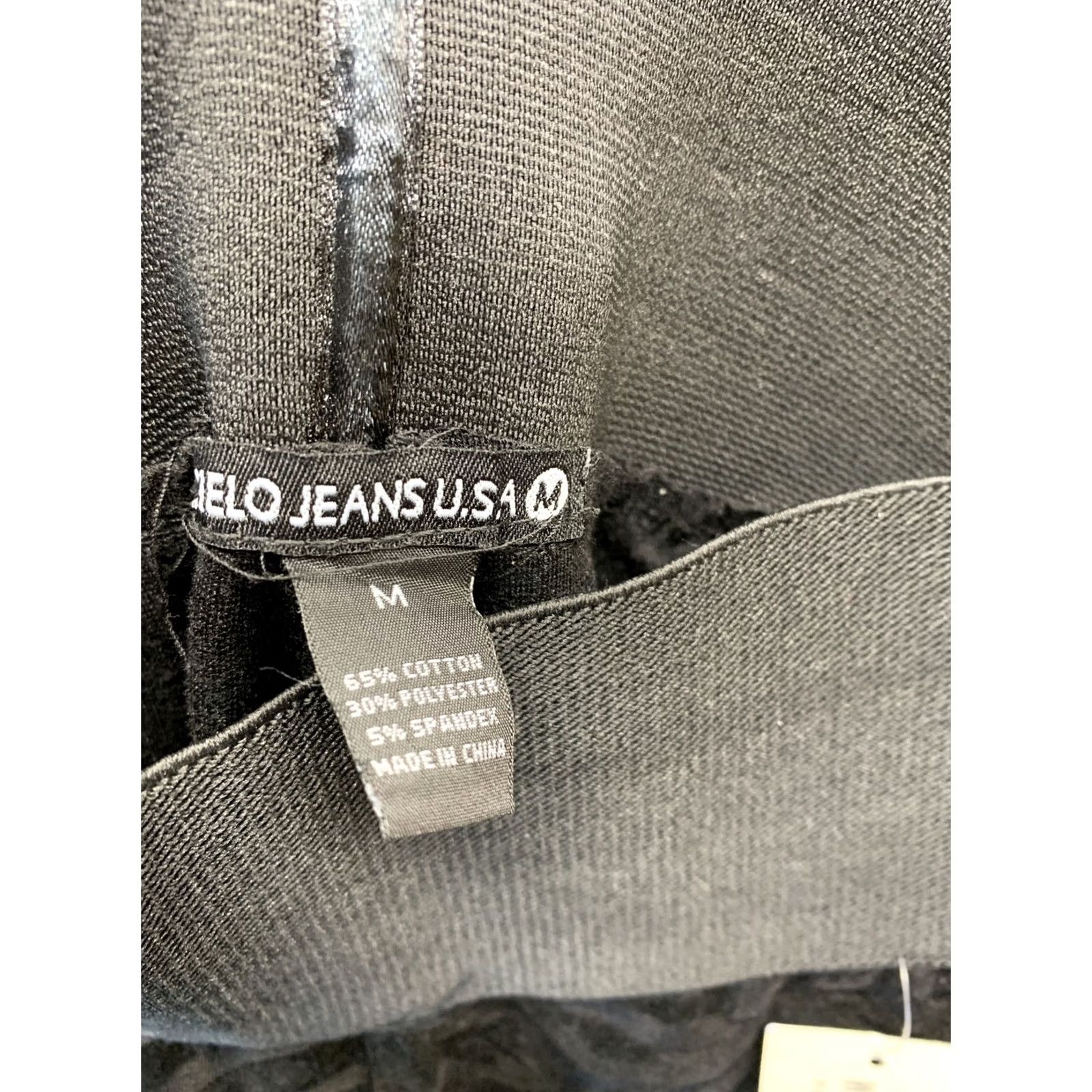 Velvet Cielo Jeans USA Women’s M Velvet Animal Print Black Legging NWT #2814 Size 32" / US 10 / IT 46 - 6 Thumbnail