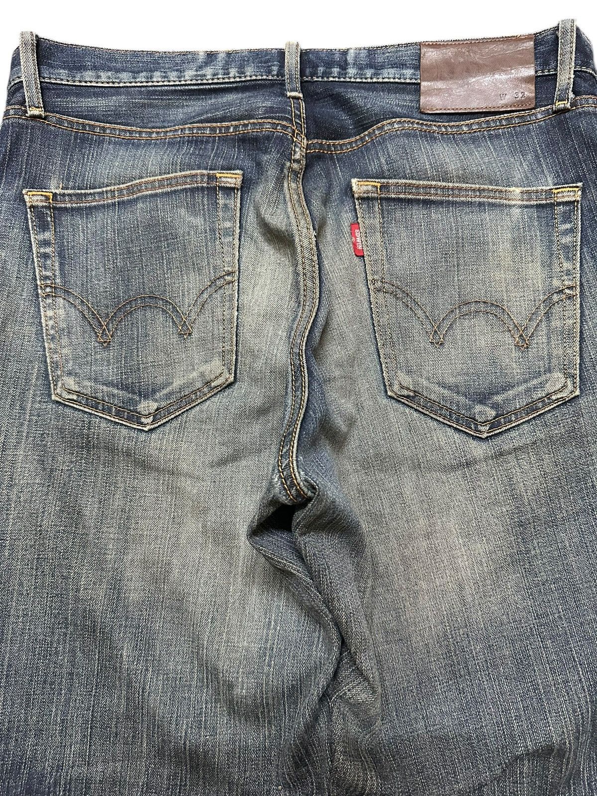 Edwin Vintage Japan Edwin Faded Wash Style Loose Jeans Size US 32 / EU 48 - 5 Thumbnail