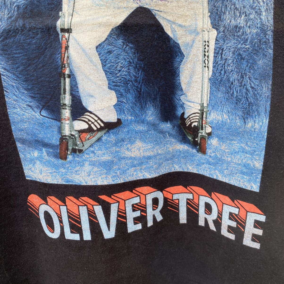 Rap Tees Faded Oliver Tree American Singer ERD GRUNGE THRASHED TEE Size US L / EU 52-54 / 3 - 4 Thumbnail