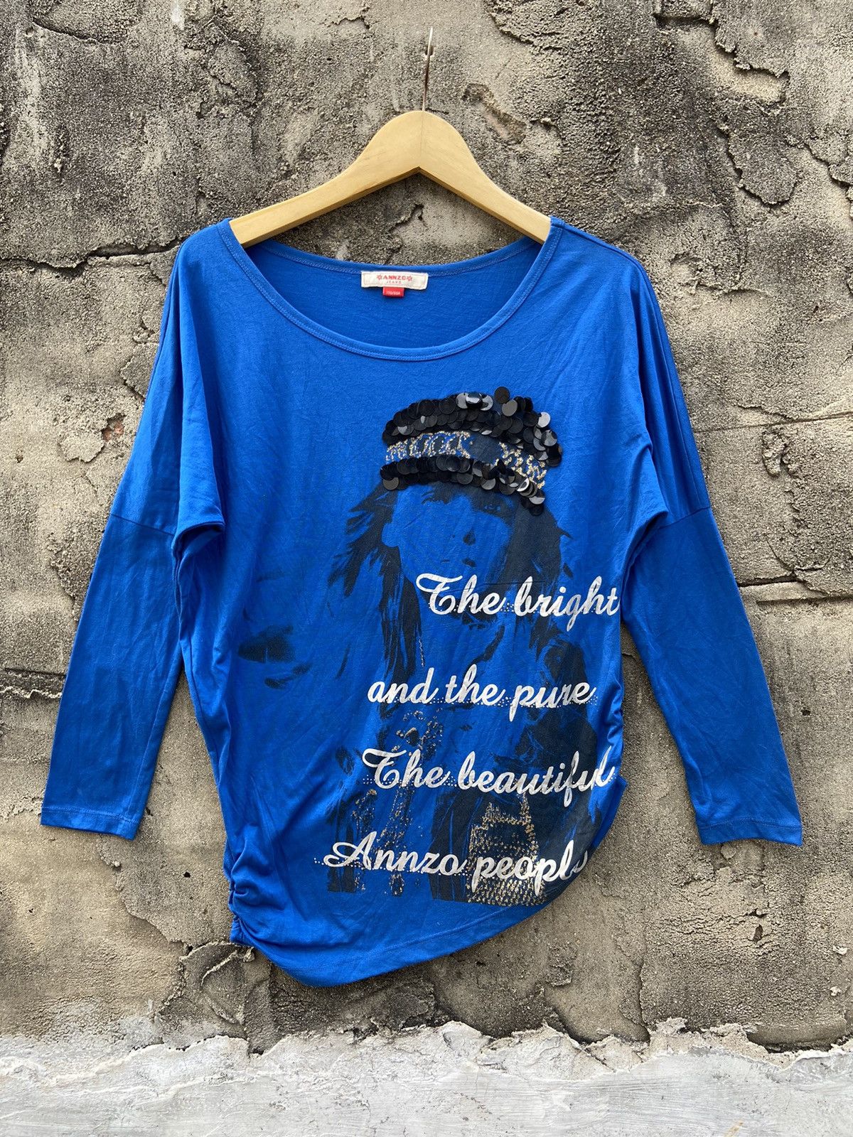 Hysteric Glamour × Japanese Brand × Le Grande Bleu (L.G.B.) 2000s annzo women art ifsix long sleeve Size L / US 10 / IT 46 - 1 Thumbnail