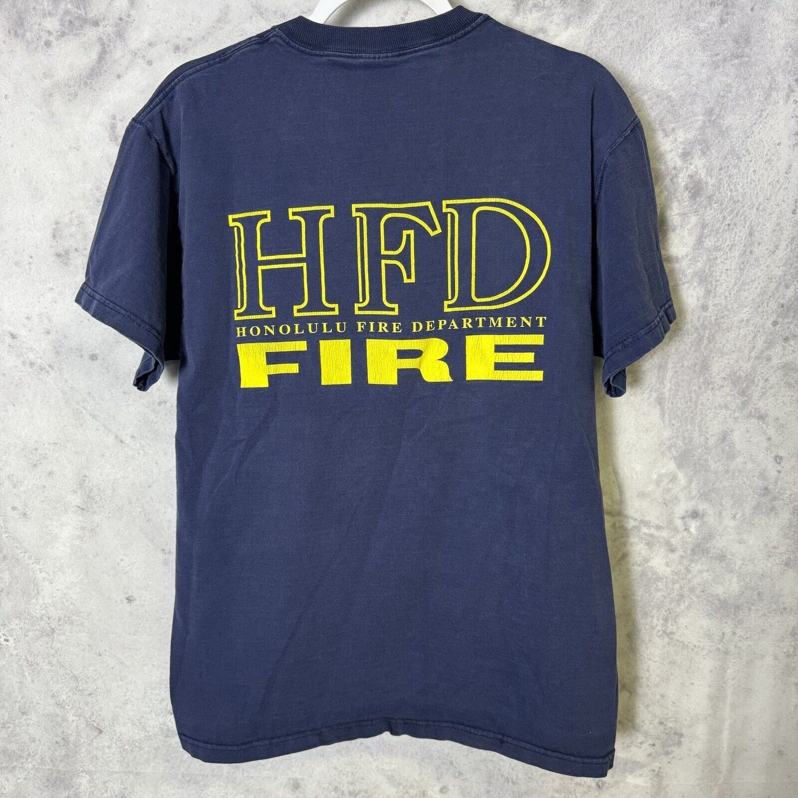 Vintage Honolulu Fire Department T Shirt Mens Large Fruit of the Loo ...