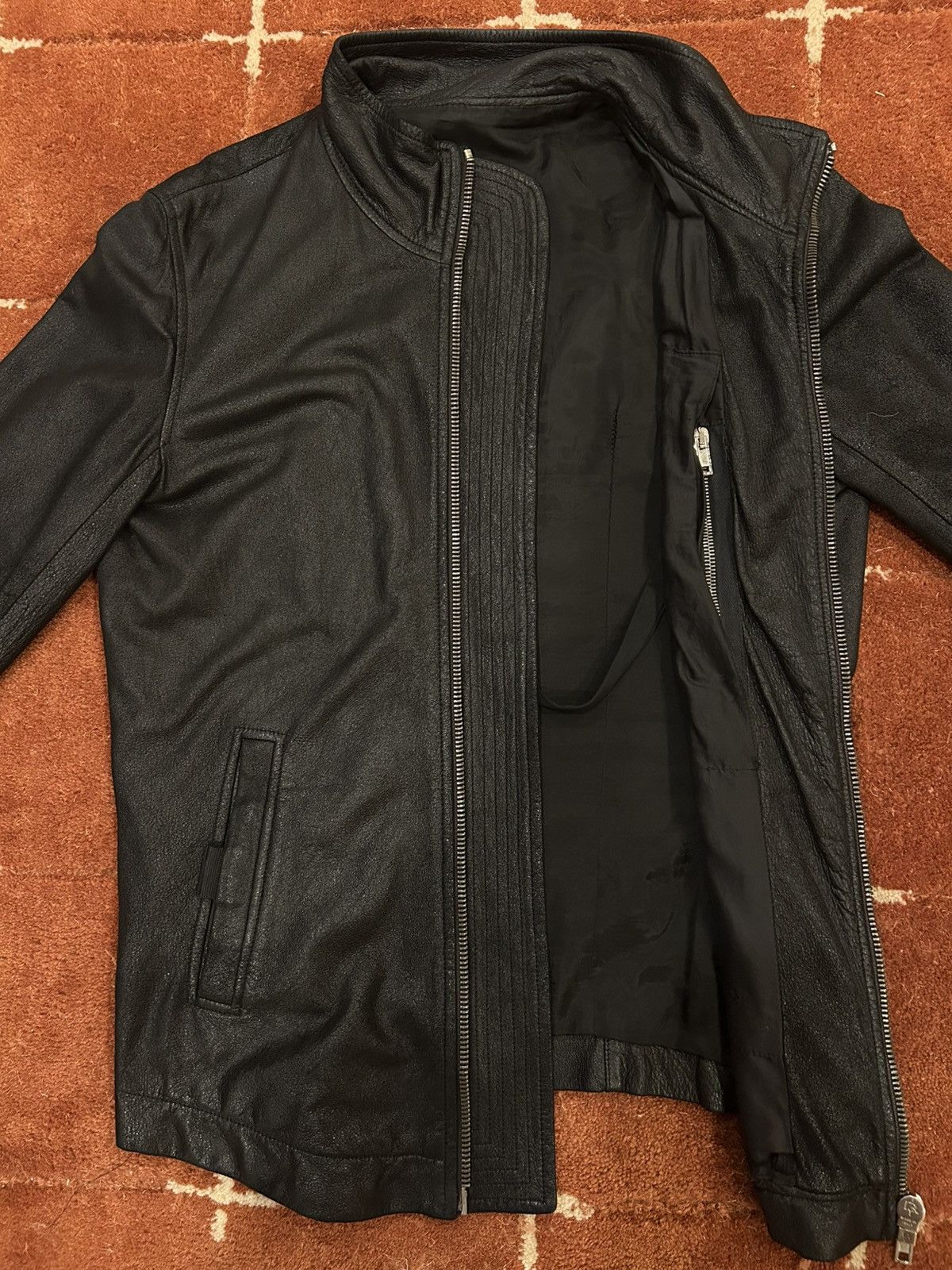 Rick Owens Rick Owens Intarsia Jacket Blistered Lamb Size US S / EU 44-46 / 1 - 5 Thumbnail