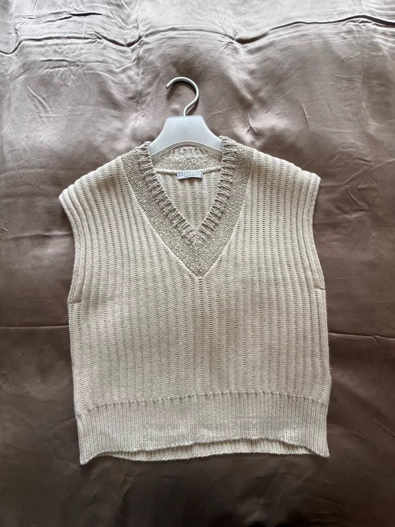 Brunello Cucinelli Brunello Cucinelli Cashmere Vest Size S / US 4 / IT 40 - 2 Thumbnail