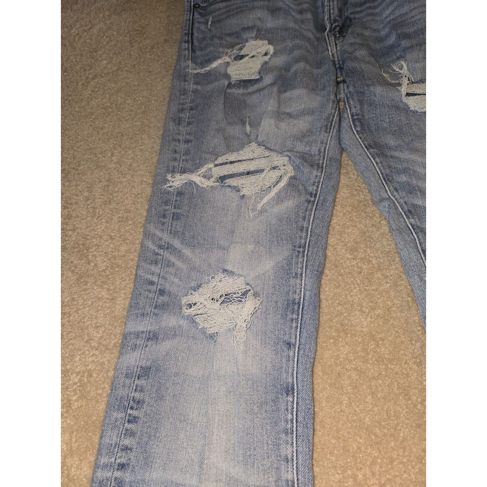 American Eagle Outfitters American Eagle Next level Airflex Slim Straight 32x34 Jeans Size US 32 / EU 48 - 3 Thumbnail