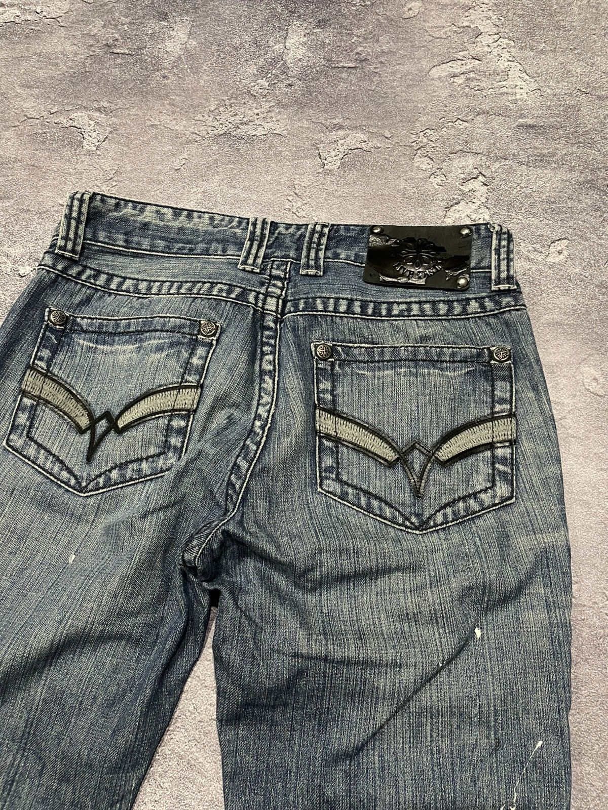 Affliction × Vintage Crazy Y2K Vintage Affliction Faded Distressed Jeans Size US 30 / EU 46 - 4 Thumbnail