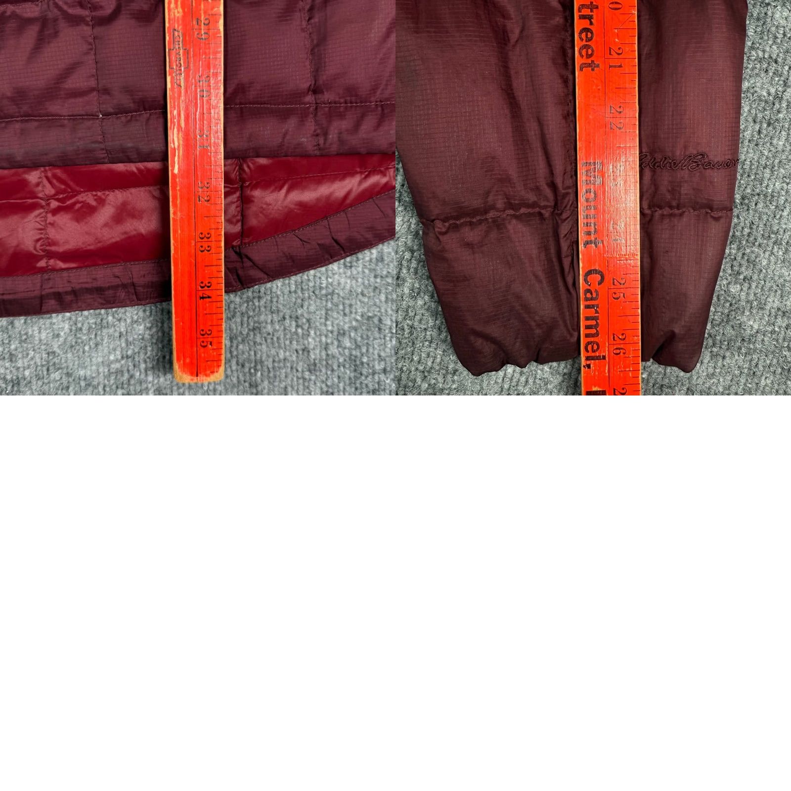 Eddie Bauer VINTAGE Eddie Bauer Quilted Hooded Goose Down Winter Parka Jacket XL Burgundy Coat Size XL / US 12-14 / IT 48-50 - 9 Thumbnail