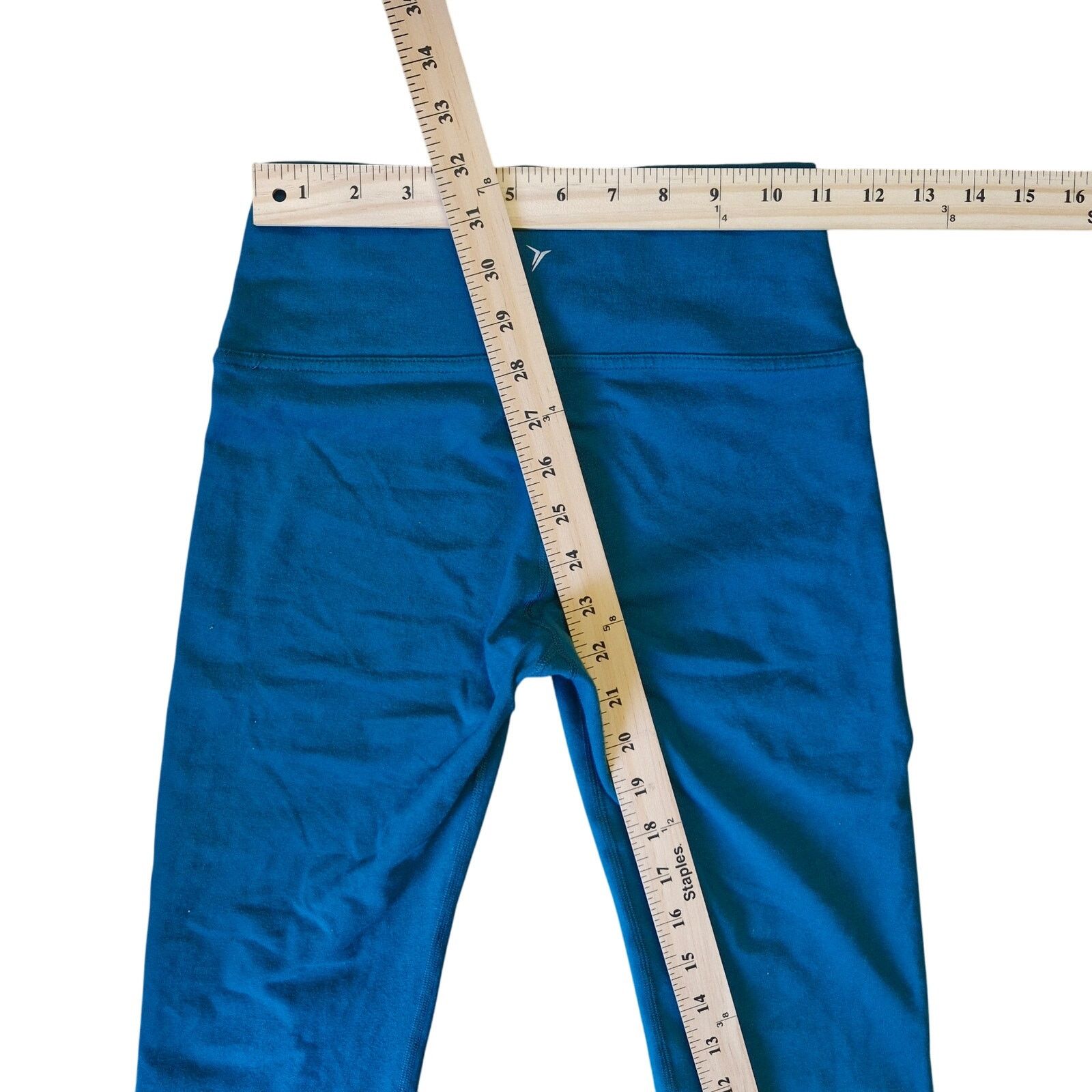 Old Navy Old Navy Leggings Women’s S Teal Cut-Out Activewear NB Dry Size 27" / US 4 / IT 40 - 5 Thumbnail