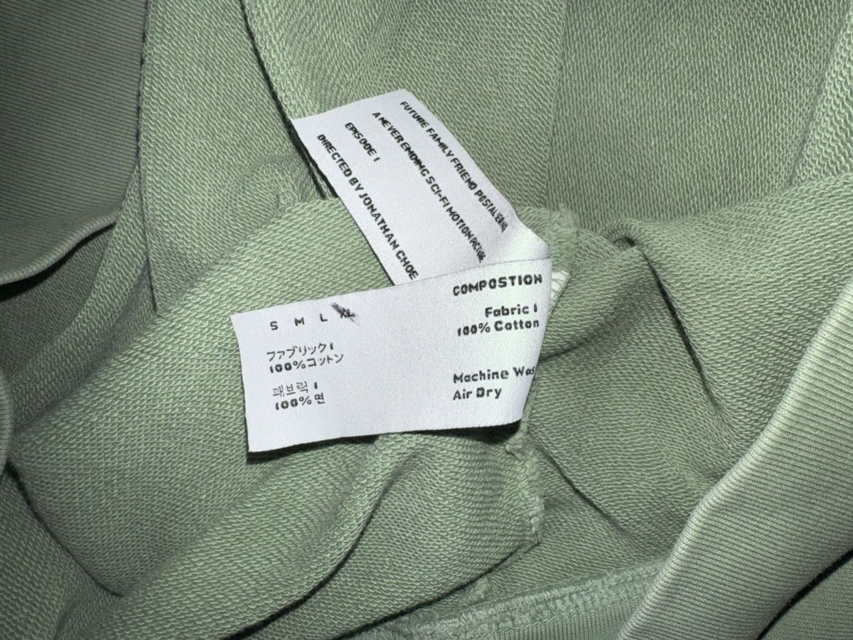 FFFPOSTALSERVICE FFFPOSTALSERVICE Round hem hoodie (Sage green) Size US L / EU 52-54 / 3 - 4 Thumbnail