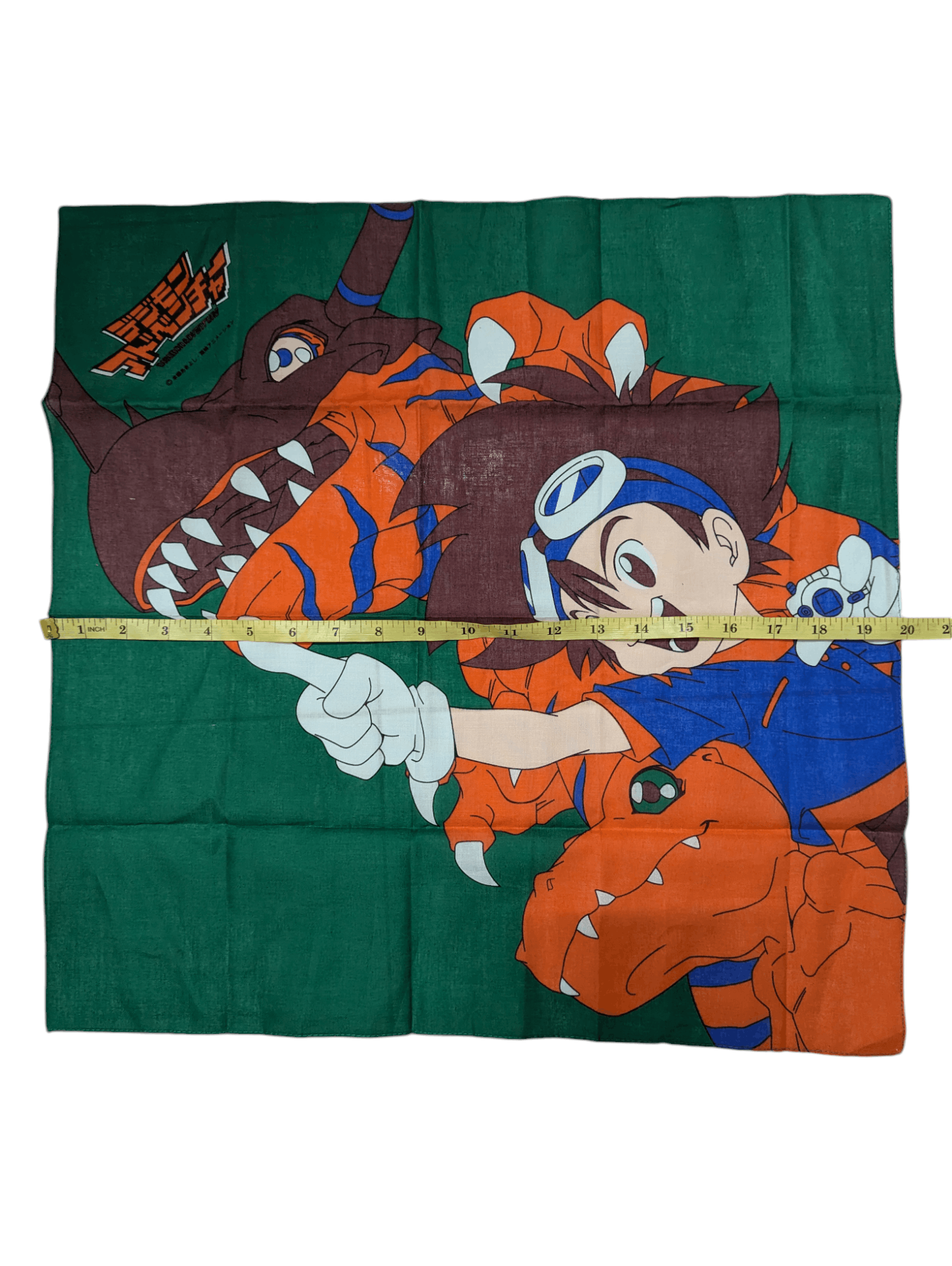 Anime × Japanese Brand Digimon Agumon Wargreymon Anime Cartoon Handkerchief Size ONE SIZE - 4 Thumbnail