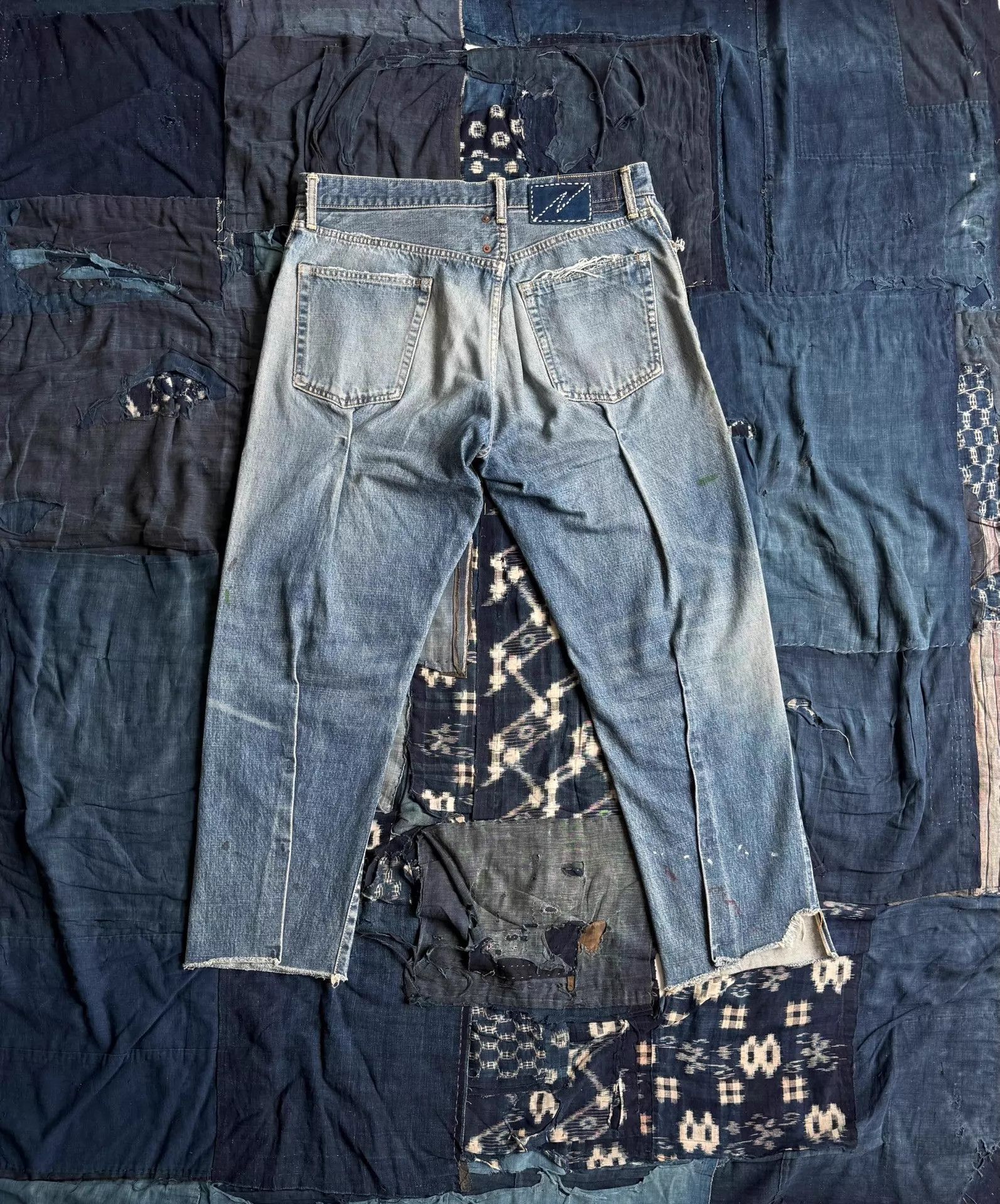Visvim VISVIM 25SS ICT JOURNEYMAN PANTS TACKED CRASH W/D Blue 4 Size US 34 / EU 50 - 2 Thumbnail