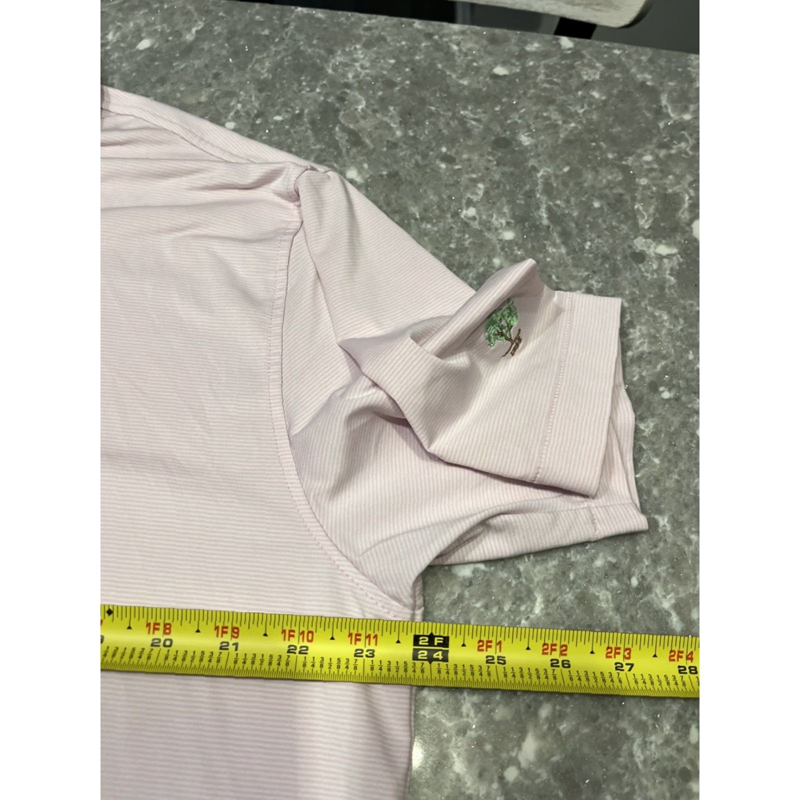 Peter Millar Peter Millar Polo Shirt L Men Pink Short Sleeve Performance Golf Summer Comfort Regular Solid Embroidered Button Size US L / EU 52-54 / 3 - 4 Thumbnail