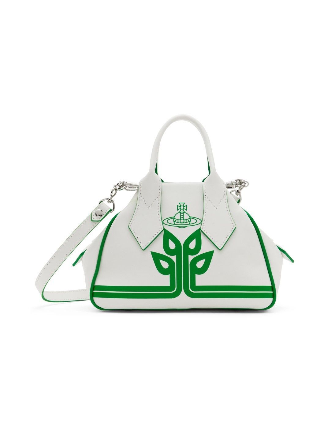Vivienne Westwood o1f1d3z0825 Size: OS / Yasmine Small Bag in White/Green Size ONE SIZE - 1 Thumbnail
