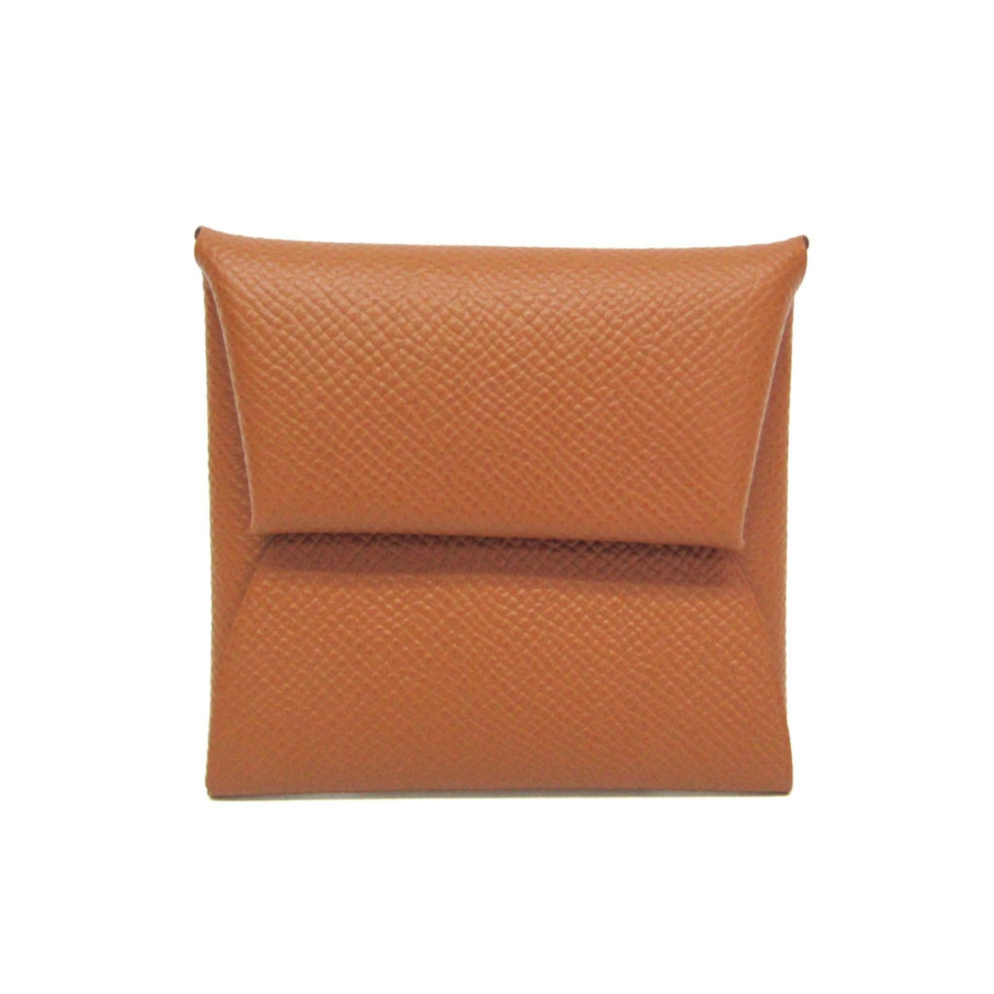 Hermes Hermes Bastia Men,Women Epsom Leather Coin Purse/coin Case Brown Size ONE SIZE - 1 Thumbnail