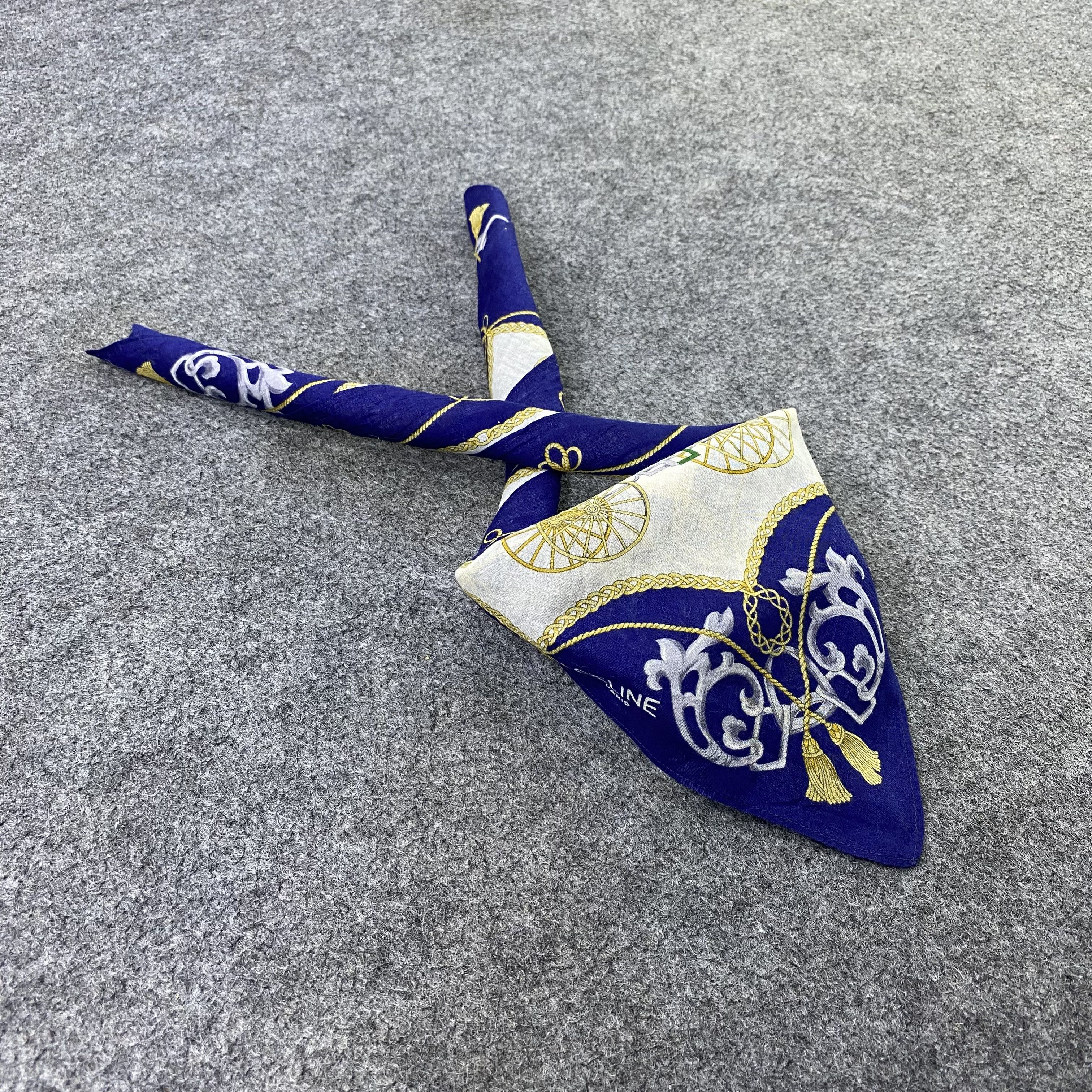 Vintage Celine Handkerchief / Bandana / Neckerchief-B2270 Size ONE SIZE - 1 Thumbnail
