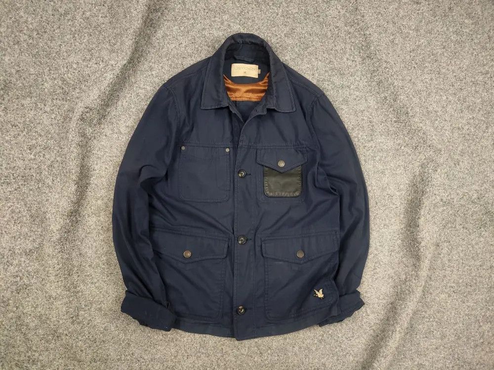 Chevignon Vintage Chevignon Light Pocket blue B Worker Jacket Size US S / EU 44-46 / 1 - 1 Thumbnail