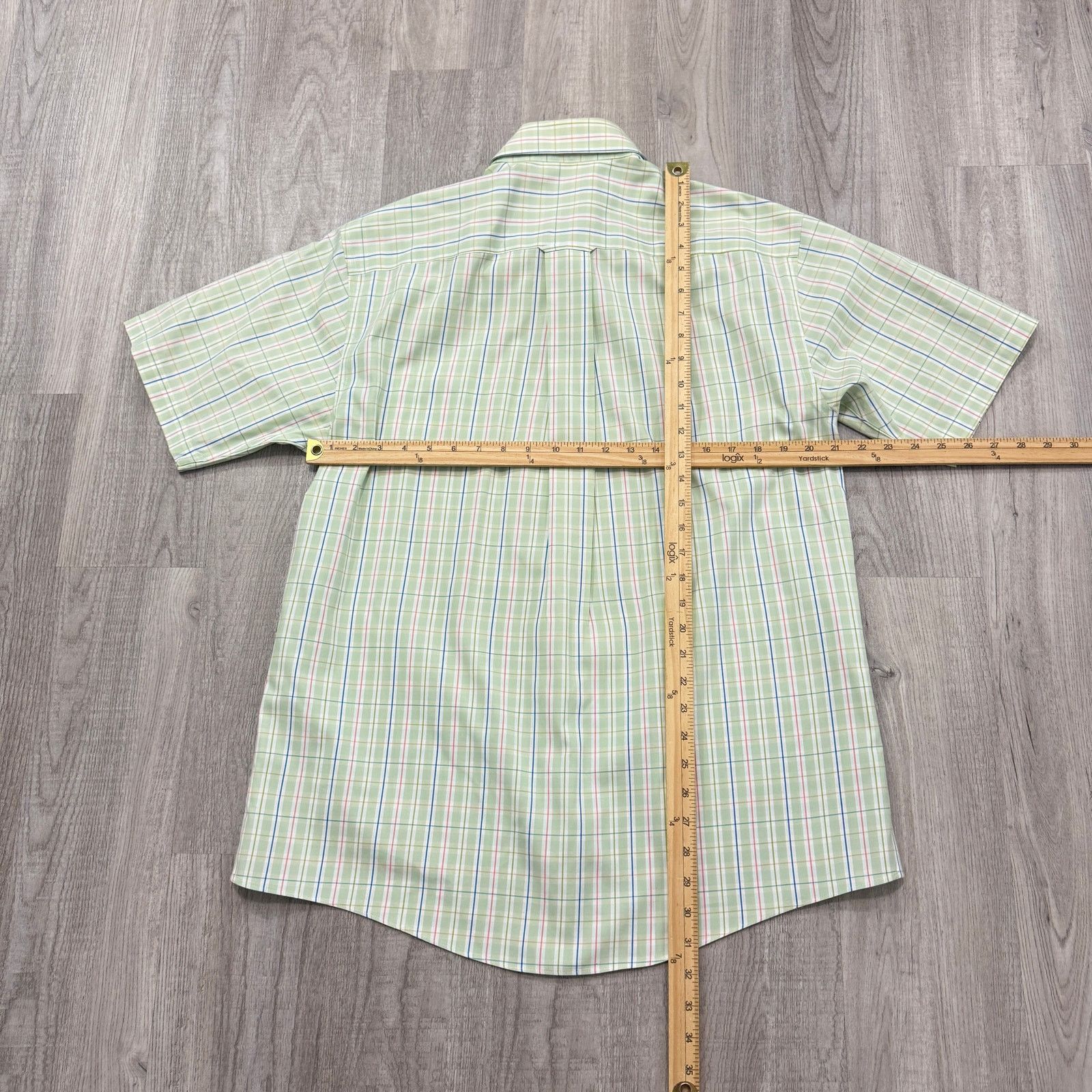 Orvis Orvis Short Sleeve Plaid Shirt Men's Medium Green Preppy Size US M / EU 48-50 / 2 - 6 Thumbnail
