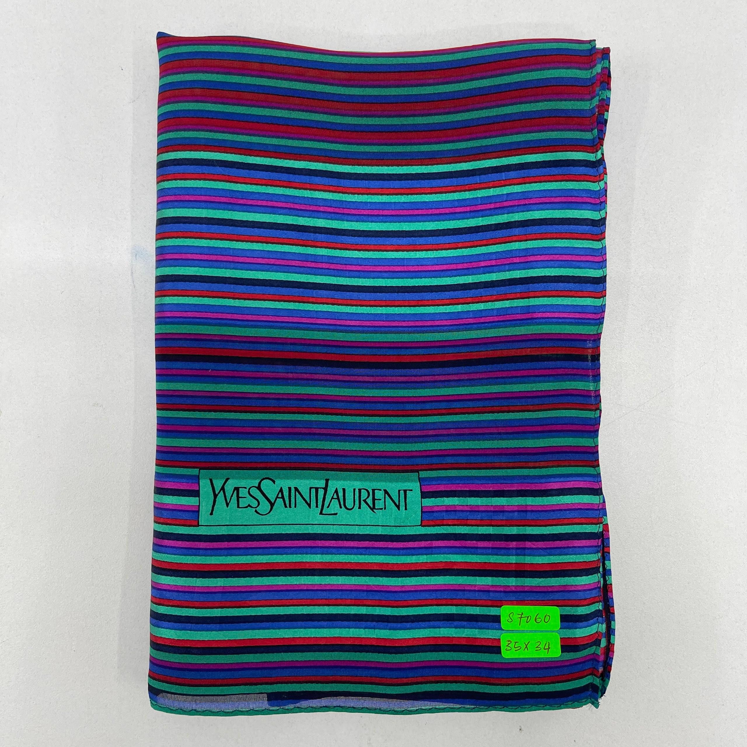 Yves Saint Laurent Vintage Yves Saint Laurent Silk Scarf - S7060 Size ONE SIZE - 10 Thumbnail