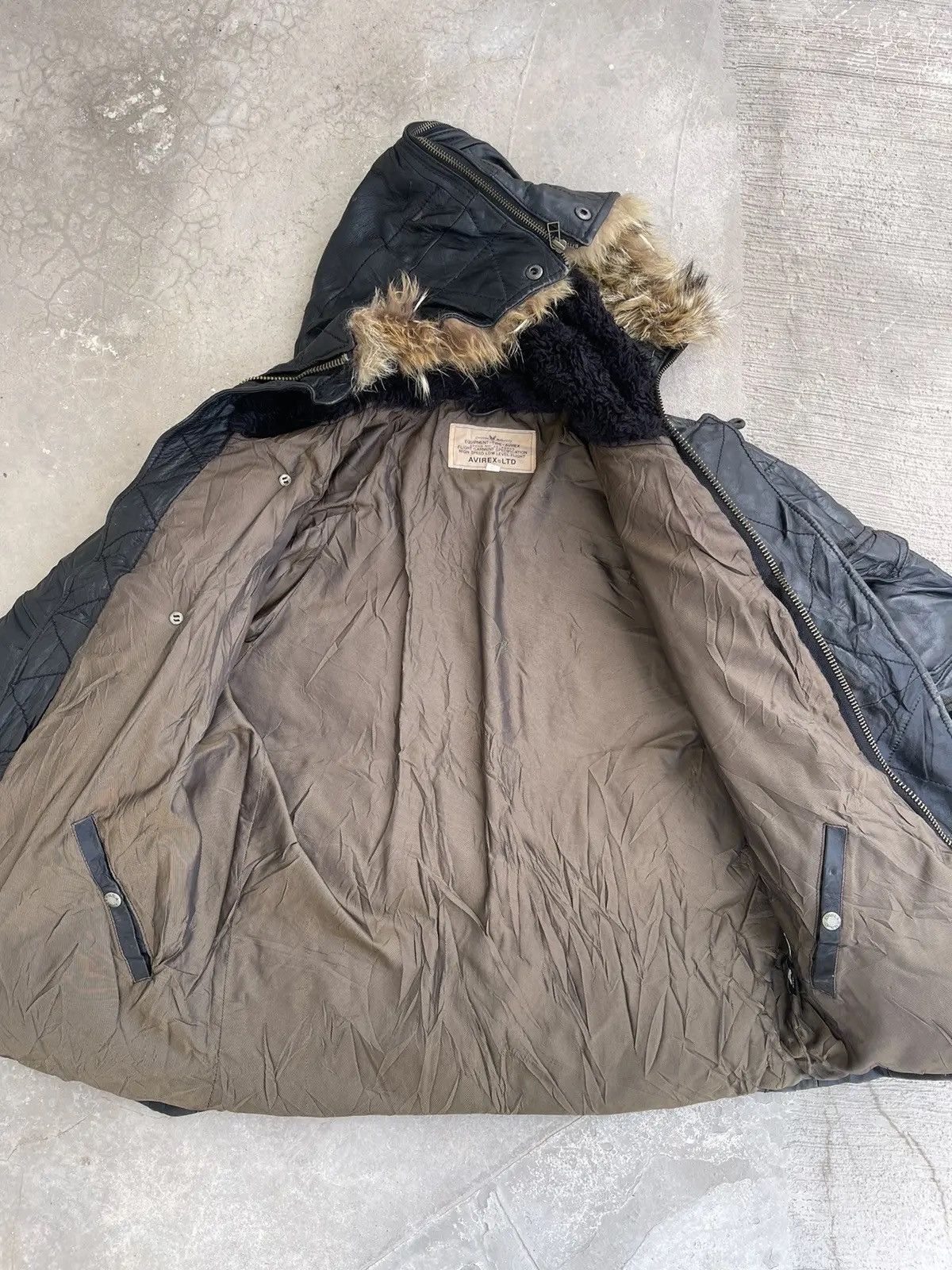 Avirex VTG Avirex LTD Leather Snorkel Parka N-3B Flight Jacket Size US M / EU 48-50 / 2 - 9 Thumbnail