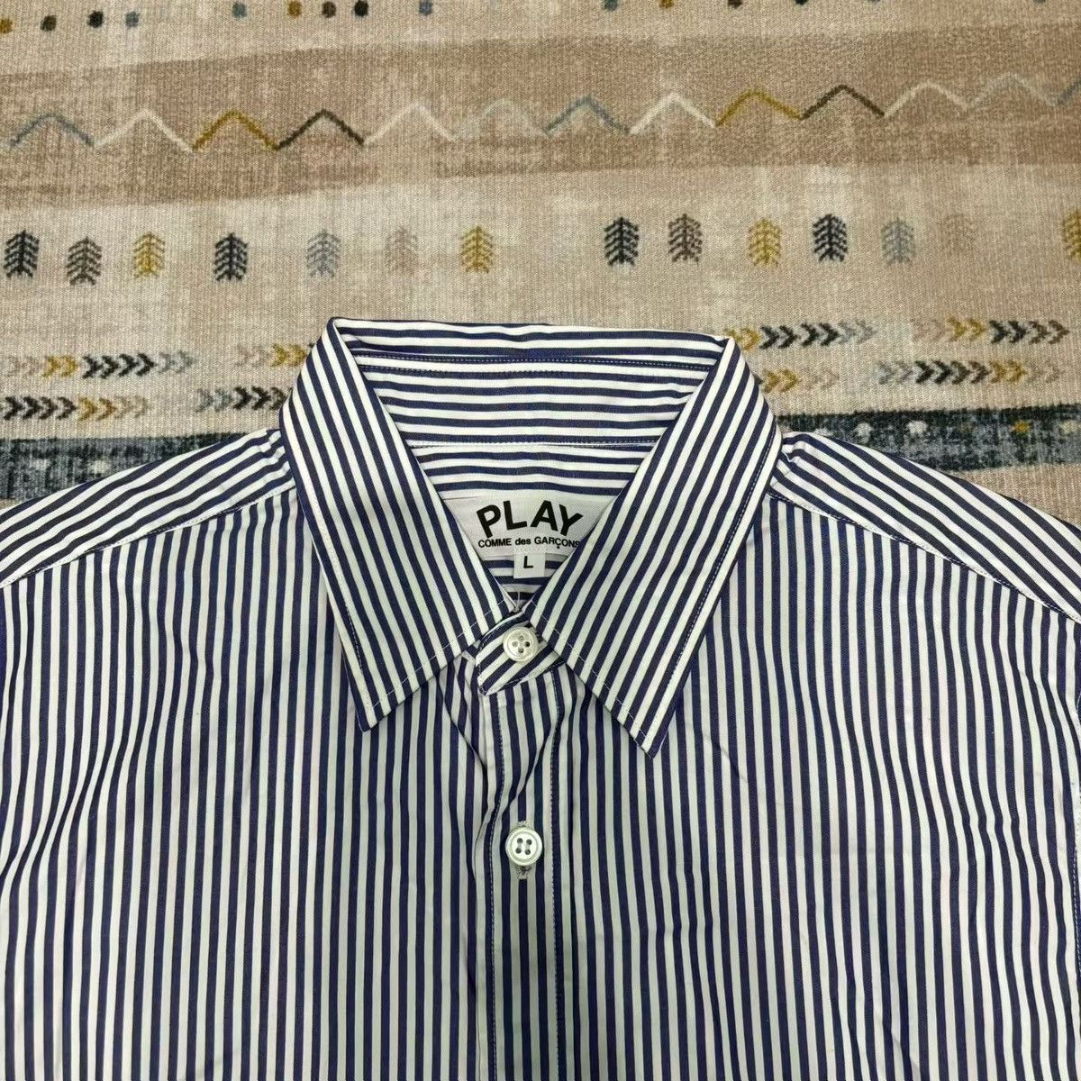 CDG by Comme des Garcons CDG PLAY SHIRT Size US L / EU 52-54 / 3 - 3 Thumbnail