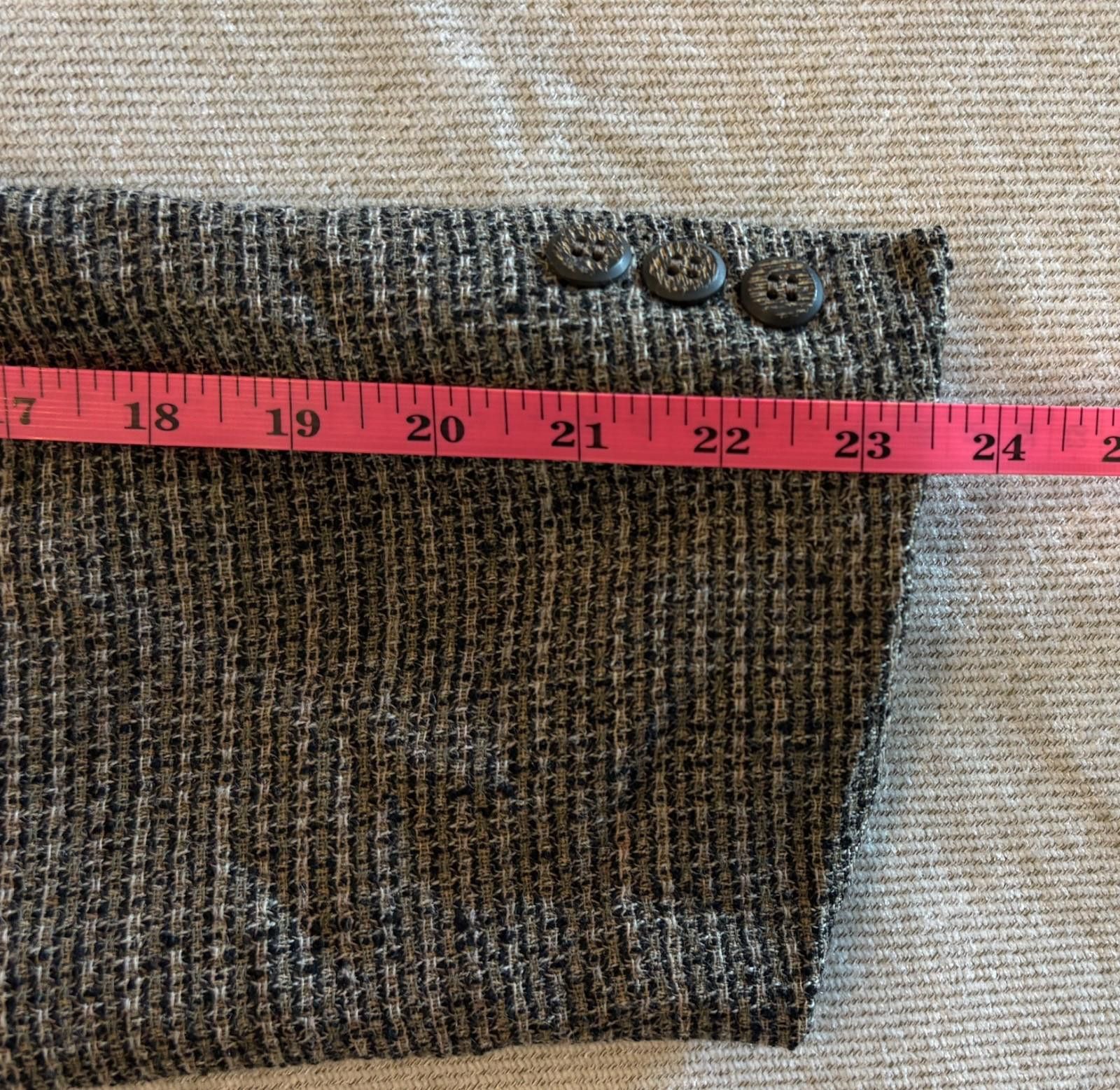 Jhane Barnes VTG Jhane Barnes Blazer 40 Vintage Merino Wool Loop Grey USA Size 40R - 10 Thumbnail