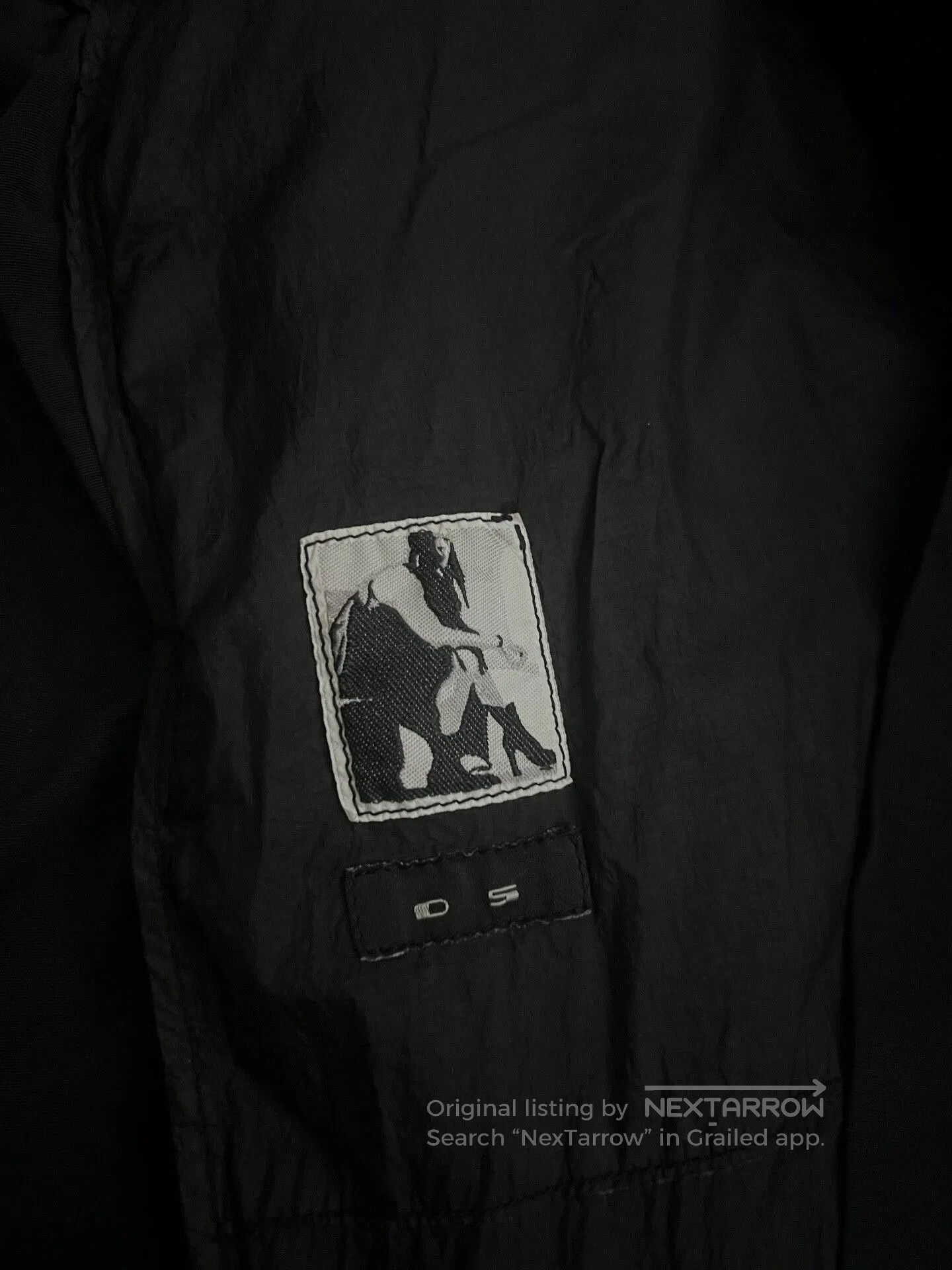 Rick Owens Rick Owens Black Nylon Oversized Jacket. Size US S / EU 44-46 / 1 - 7 Thumbnail