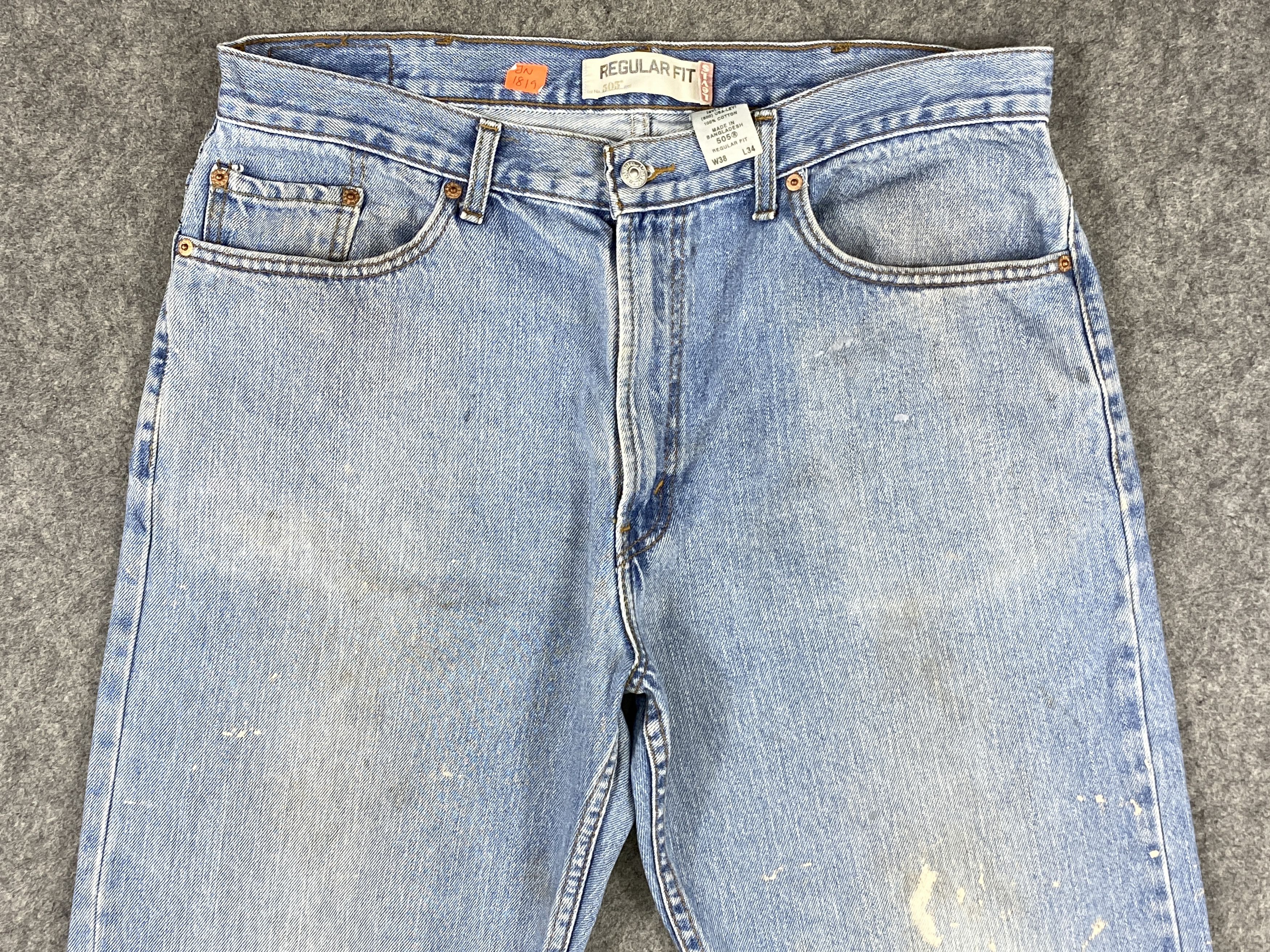 Levi's Light Blue Wash Vintage Levi's 505 36x32 Denim -JN1819 Size US 36 / EU 52 - 3 Thumbnail