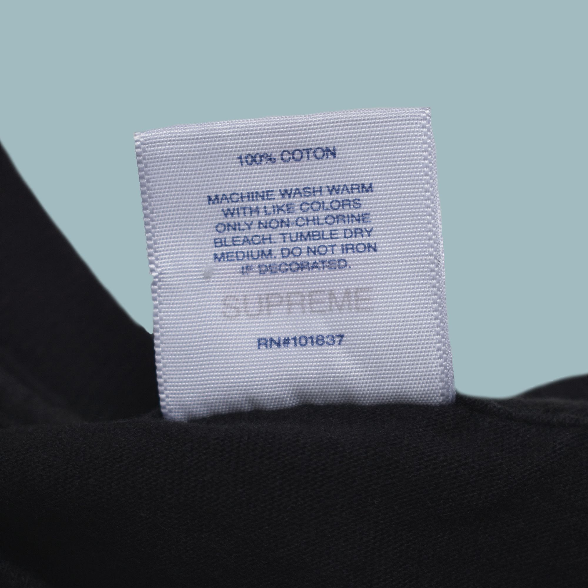 Supreme SUPREME X EMILIO PUCCI BLACK BOX LOGO T-SHIRT SS21 Size US M / EU 48-50 / 2 - 4 Thumbnail