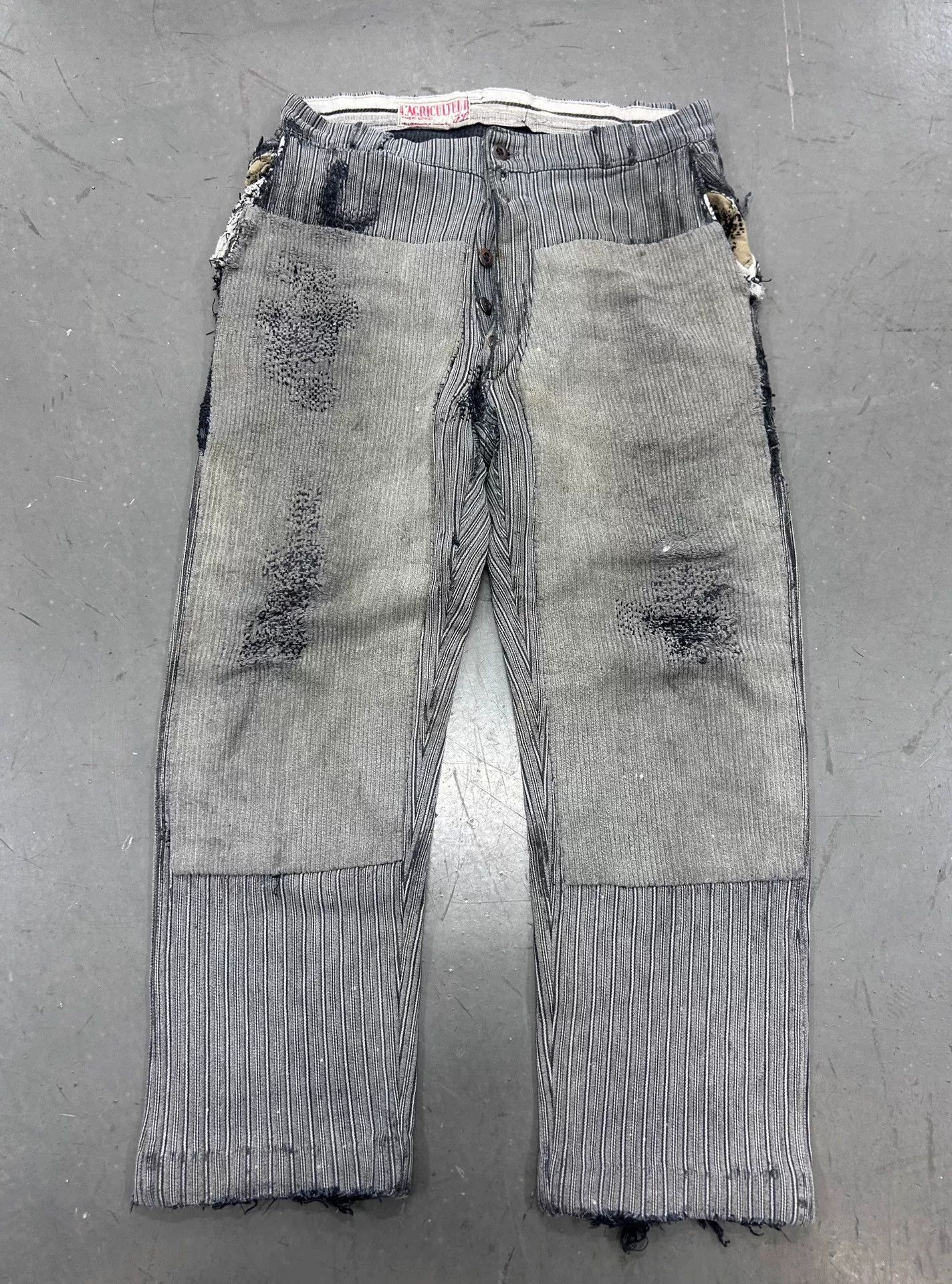 Vintage Vintage 30s French Work Pants Size US 33 - 1 Thumbnail