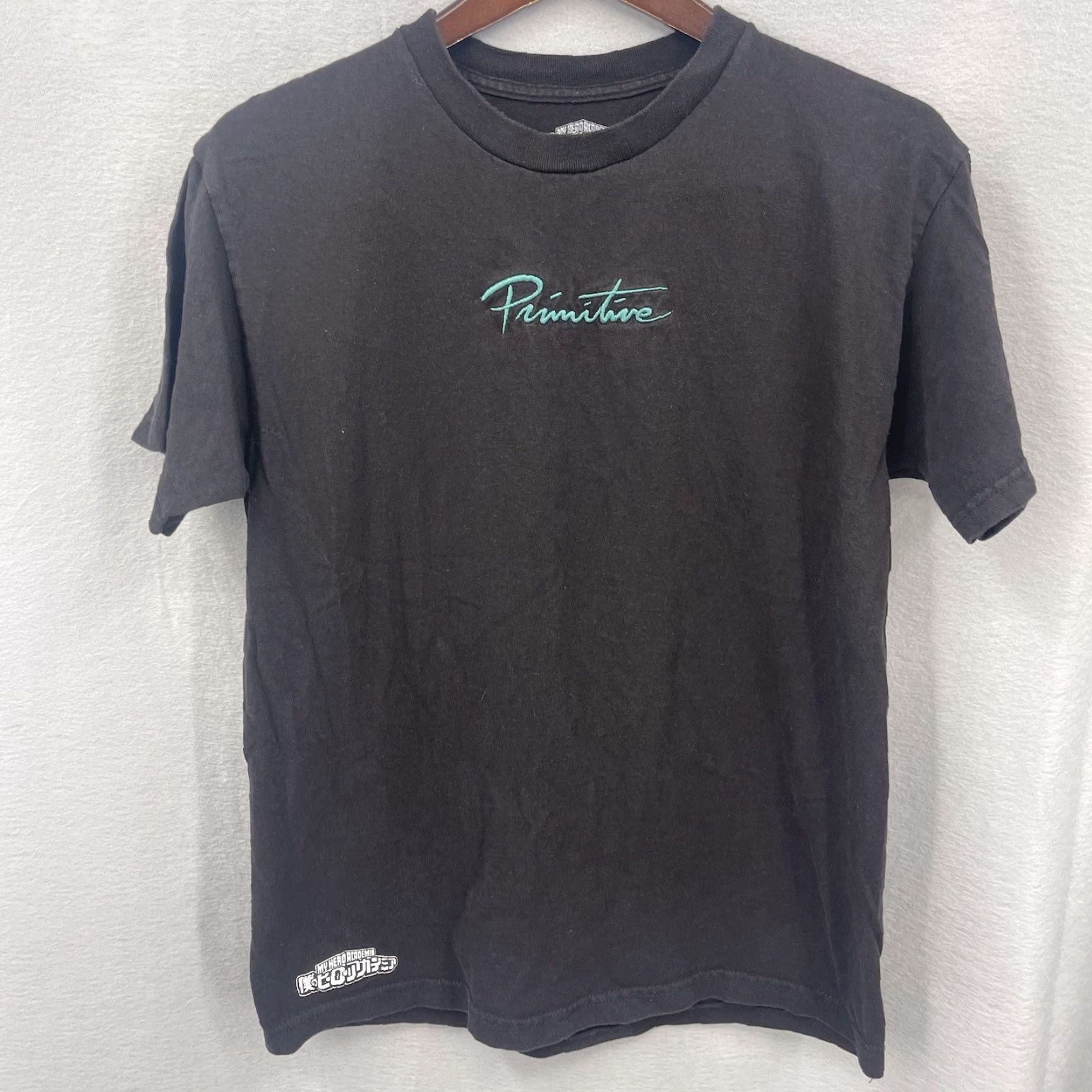 Primitive Primitive Shirt Mens Small Izuku Midoriya Anime Black My Hero Academia Size US S / EU 44-46 / 1 - 3 Thumbnail