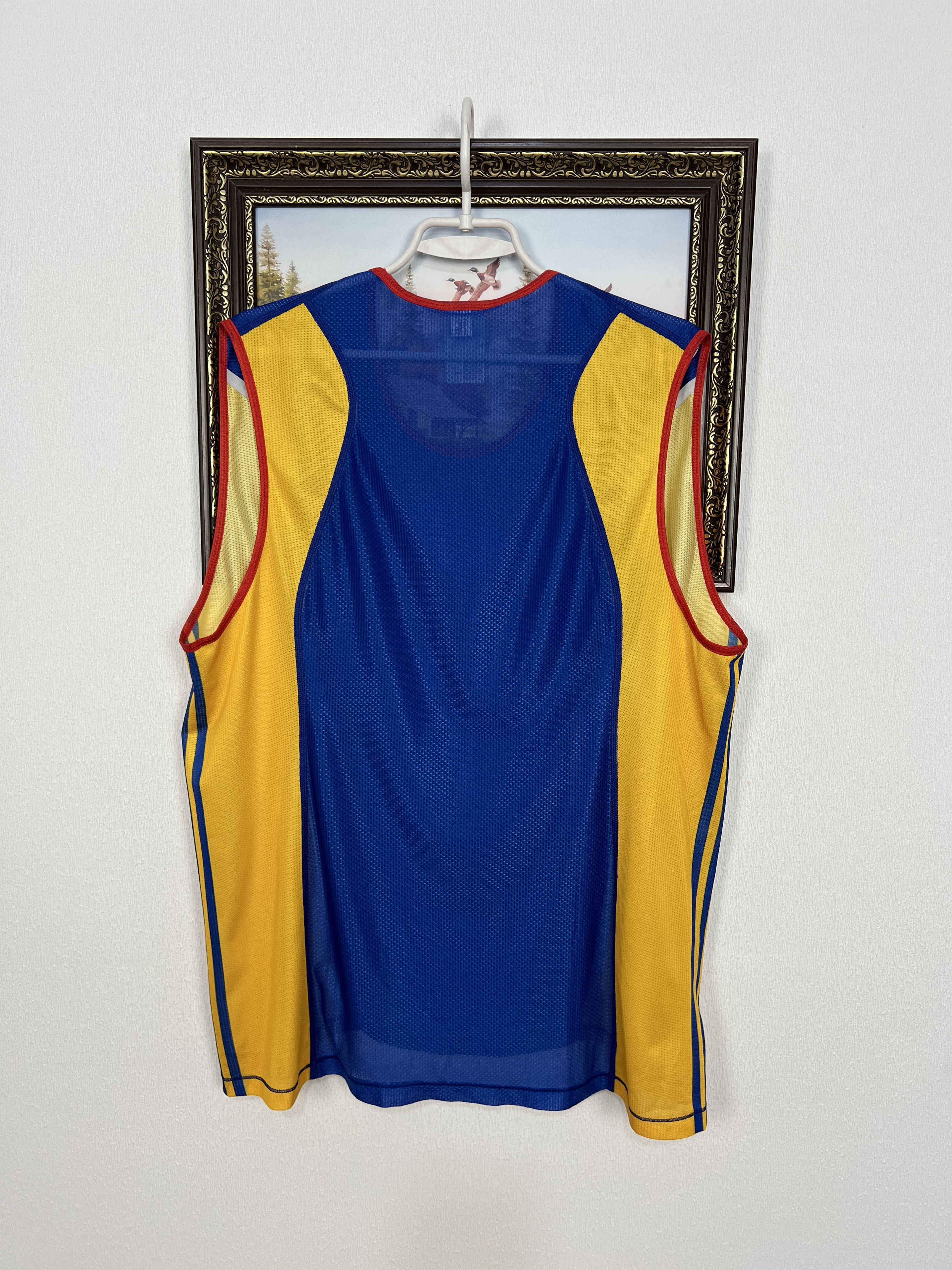 Adidas Vintage Adidas Romania Football Train Vest Soccer Shirt Mens Size US XL / EU 56 / 4 - 10 Thumbnail
