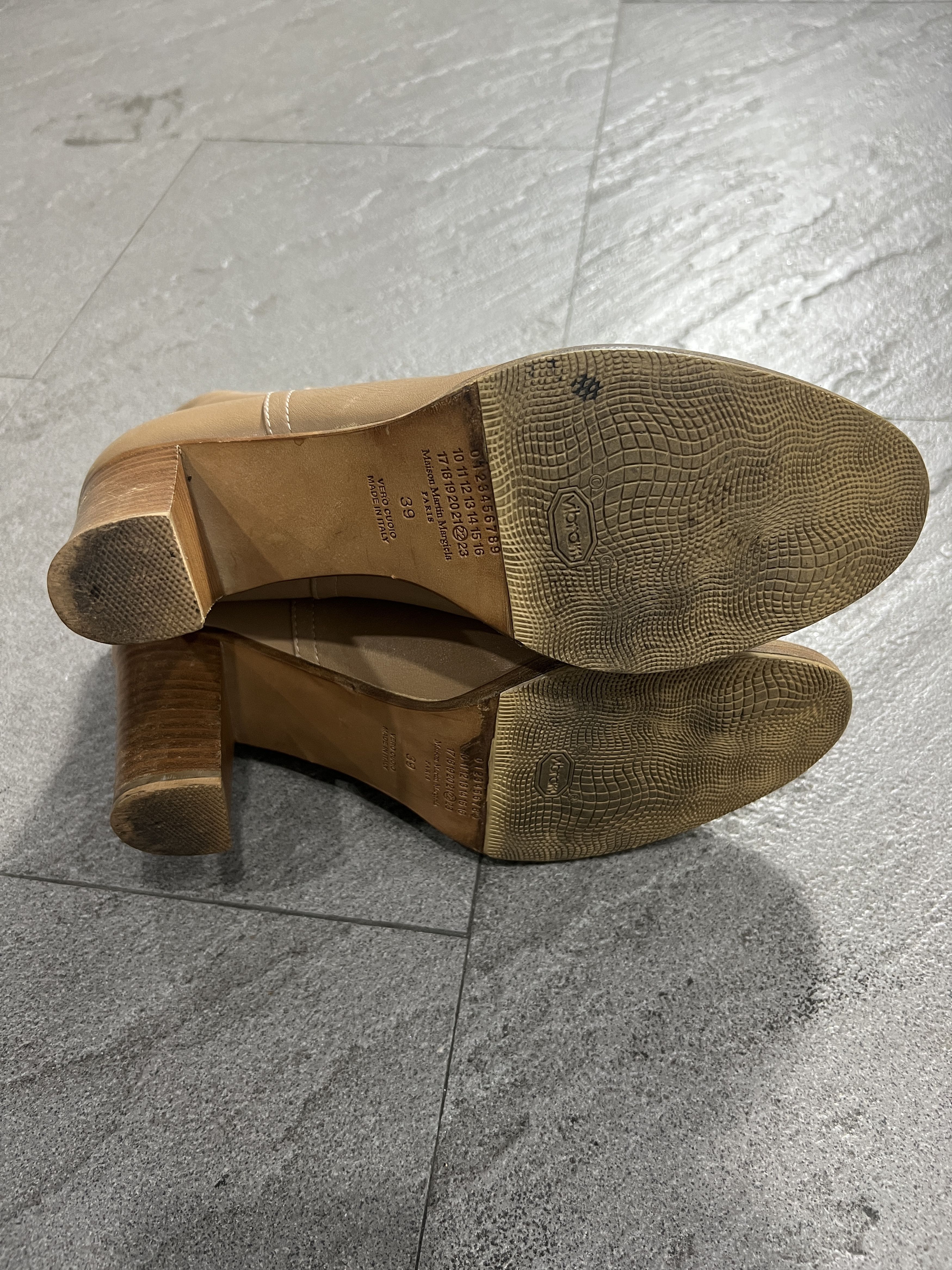 Maison Margiela Maison Martin Margiela Camel Leather Ankle Boots EU39 Size US 9 / IT 39 - 6 Thumbnail