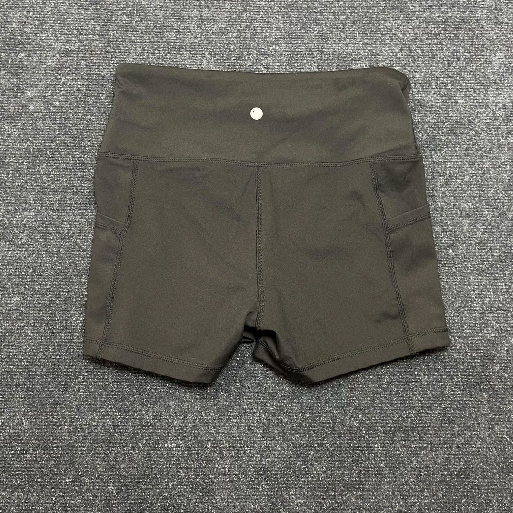 Vintage Yogalicious Womens Medium Green Biker Shorts 4" High Rise Athletic Size 32" / US 10 / IT 46 - 3 Thumbnail
