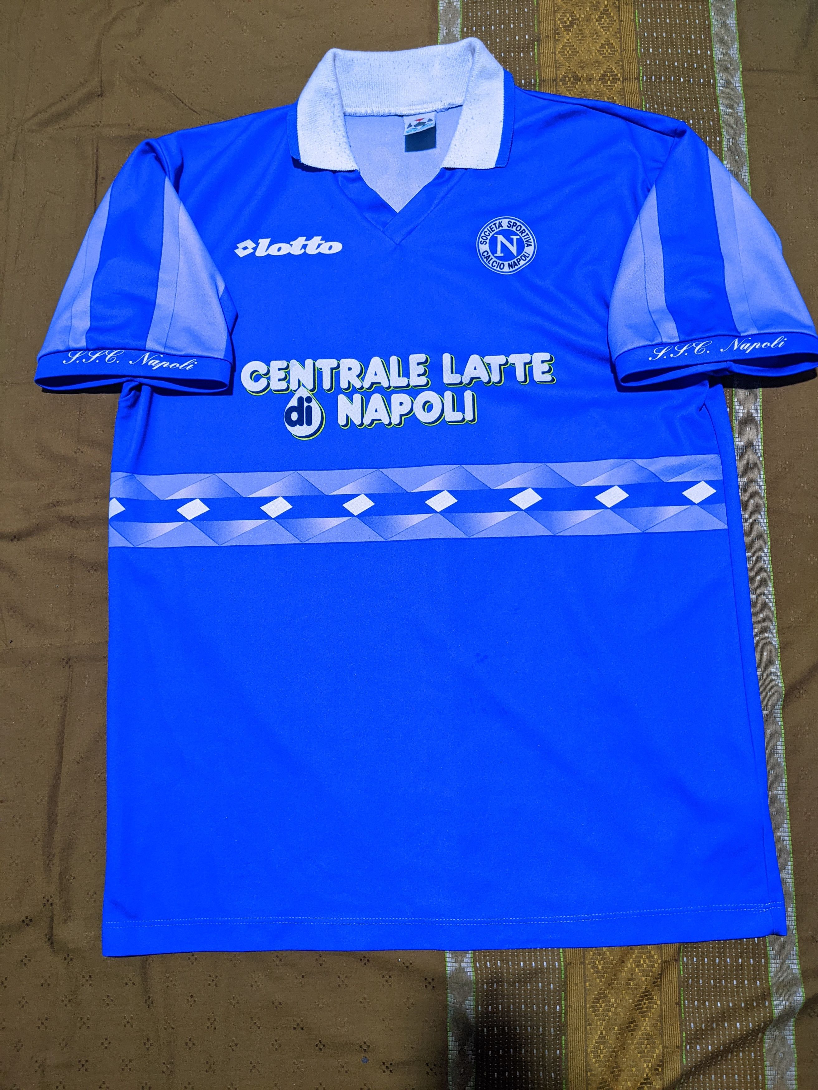 Lotto Sport Napoli 1996-97 home Jersey football shirt Size US XL / EU 56 / 4 - 1 Thumbnail