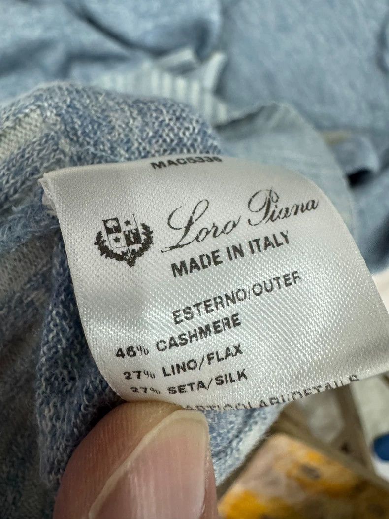 Loro Piana LORO PIANA A quarter zipper cashmere sweater Size US XL / EU 56 / 4 - 7 Thumbnail
