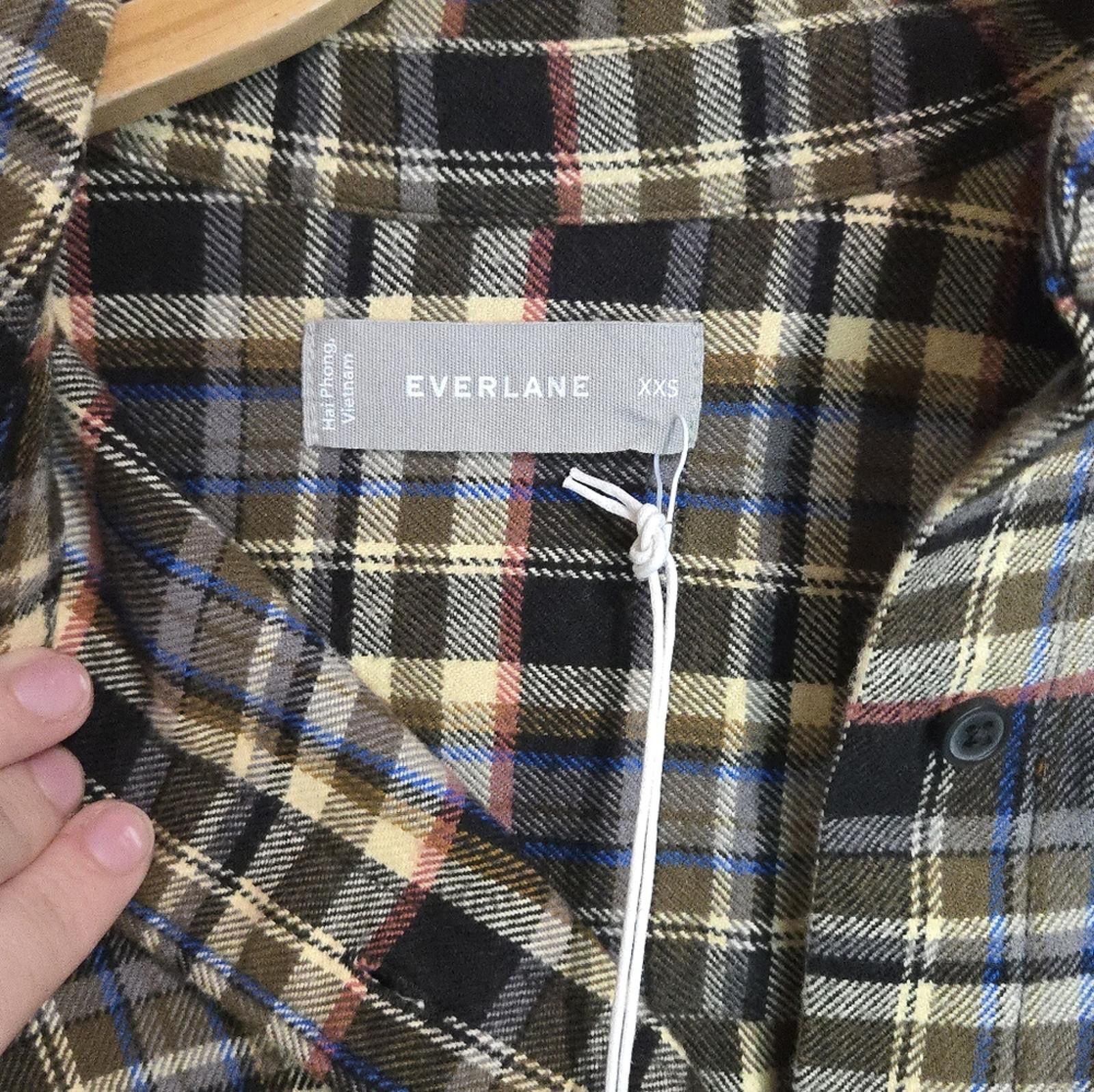 Everlane The Everlane Women The Boxy Flannel Button Down Size XXS / US 00 / IT 34 - 5 Thumbnail