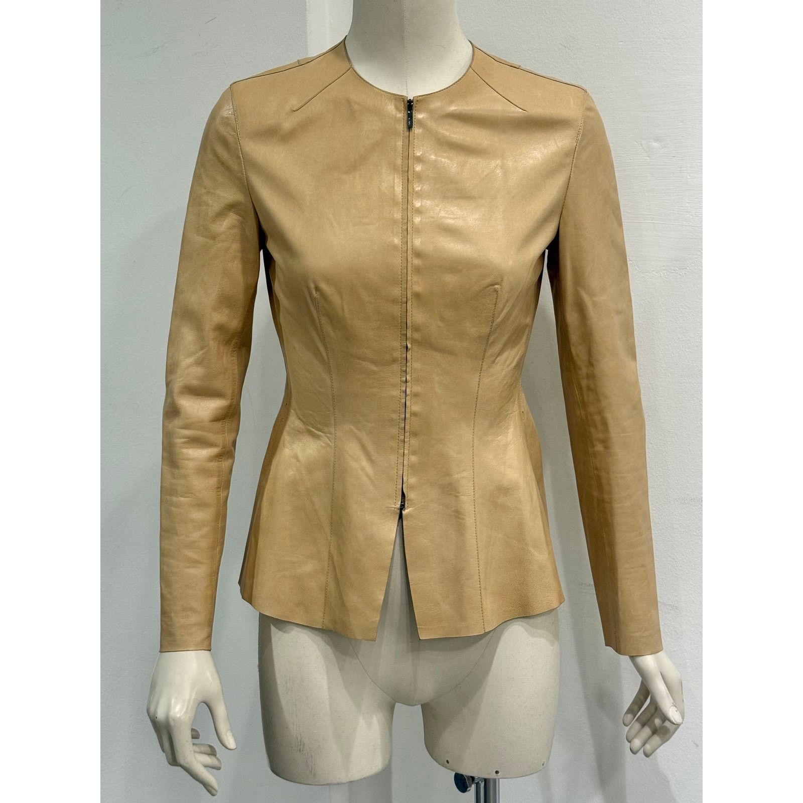 Gucci 2000s Gucci by Tom Ford fitted leather jacket Size US S / EU 44-46 / 1 - 2 Thumbnail