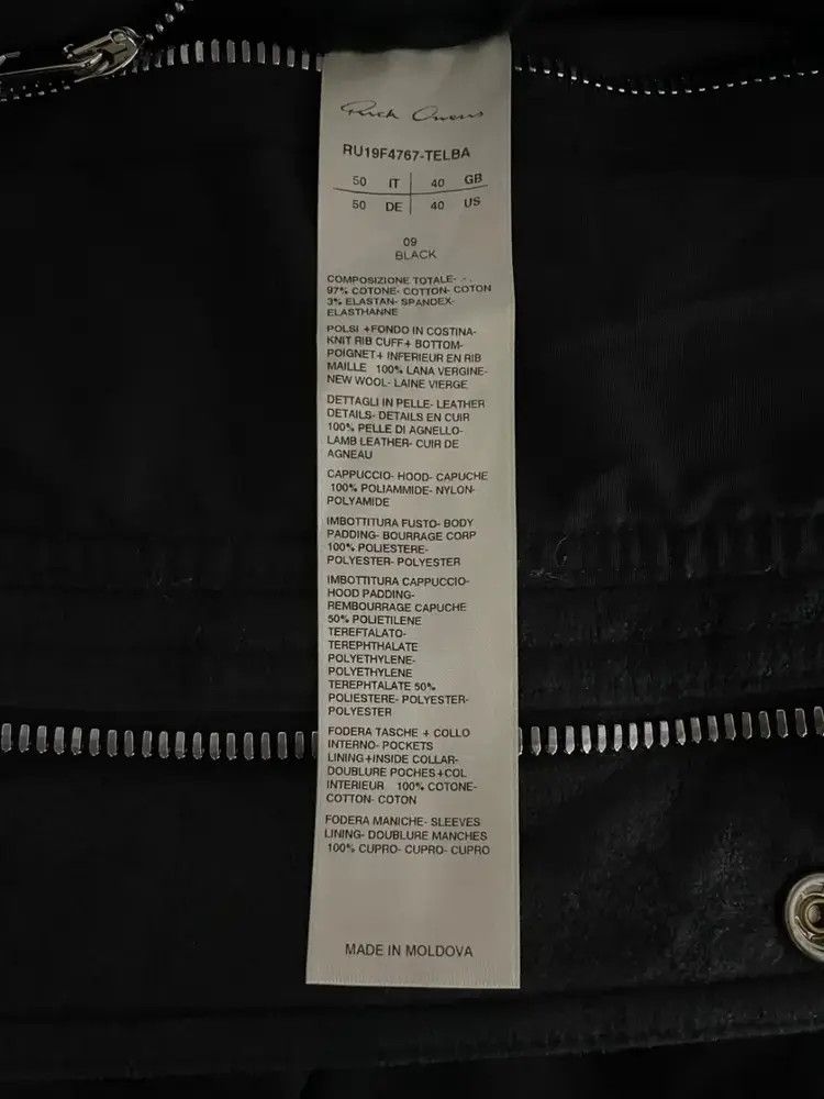 Rick Owens Sz M Rick Owens Cotton Filled Hooded Heavy Coat Size US M / EU 48-50 / 2 - 3 Thumbnail